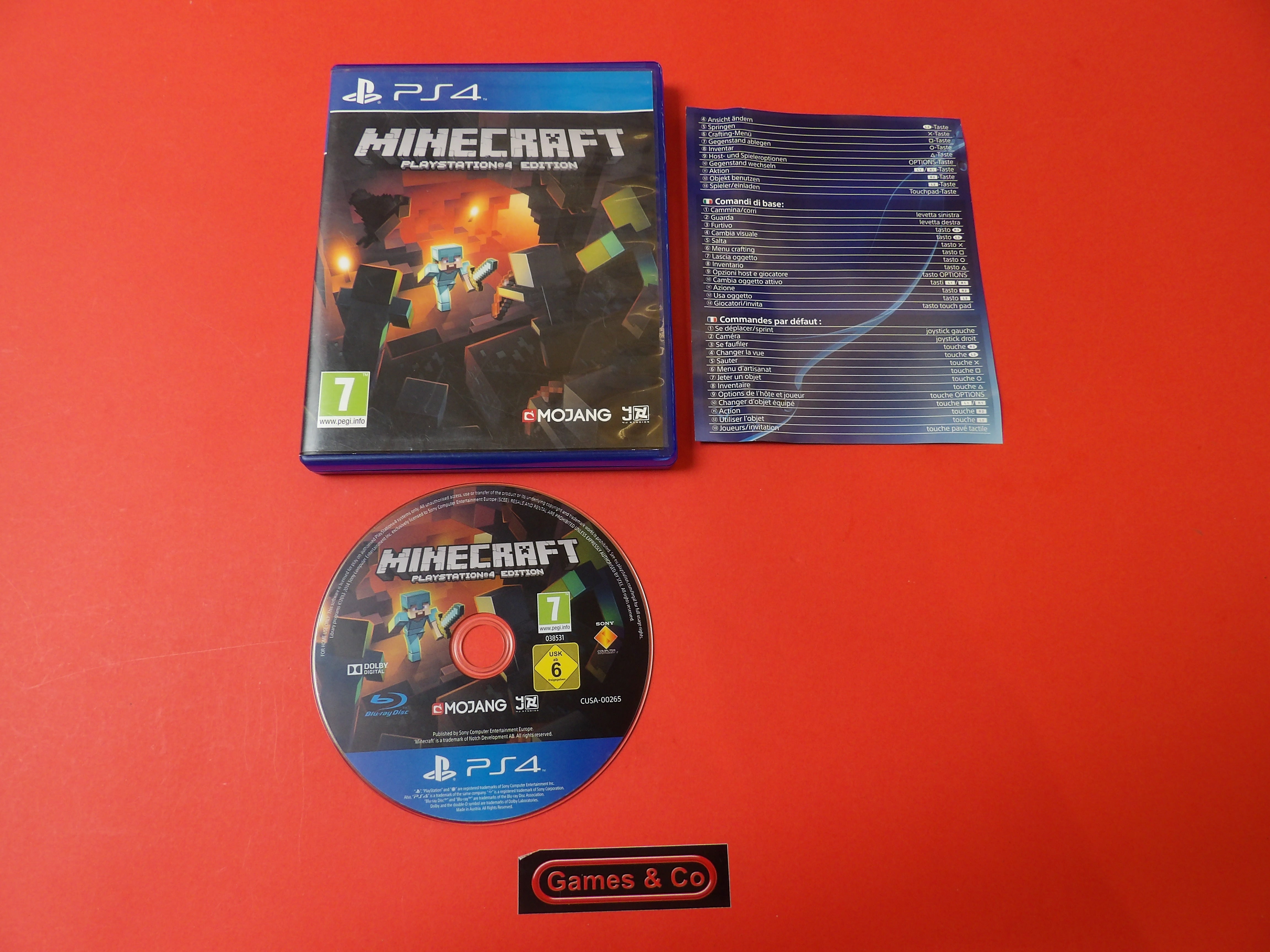 MINECRAFT PLAYSTATION 4 EDITION