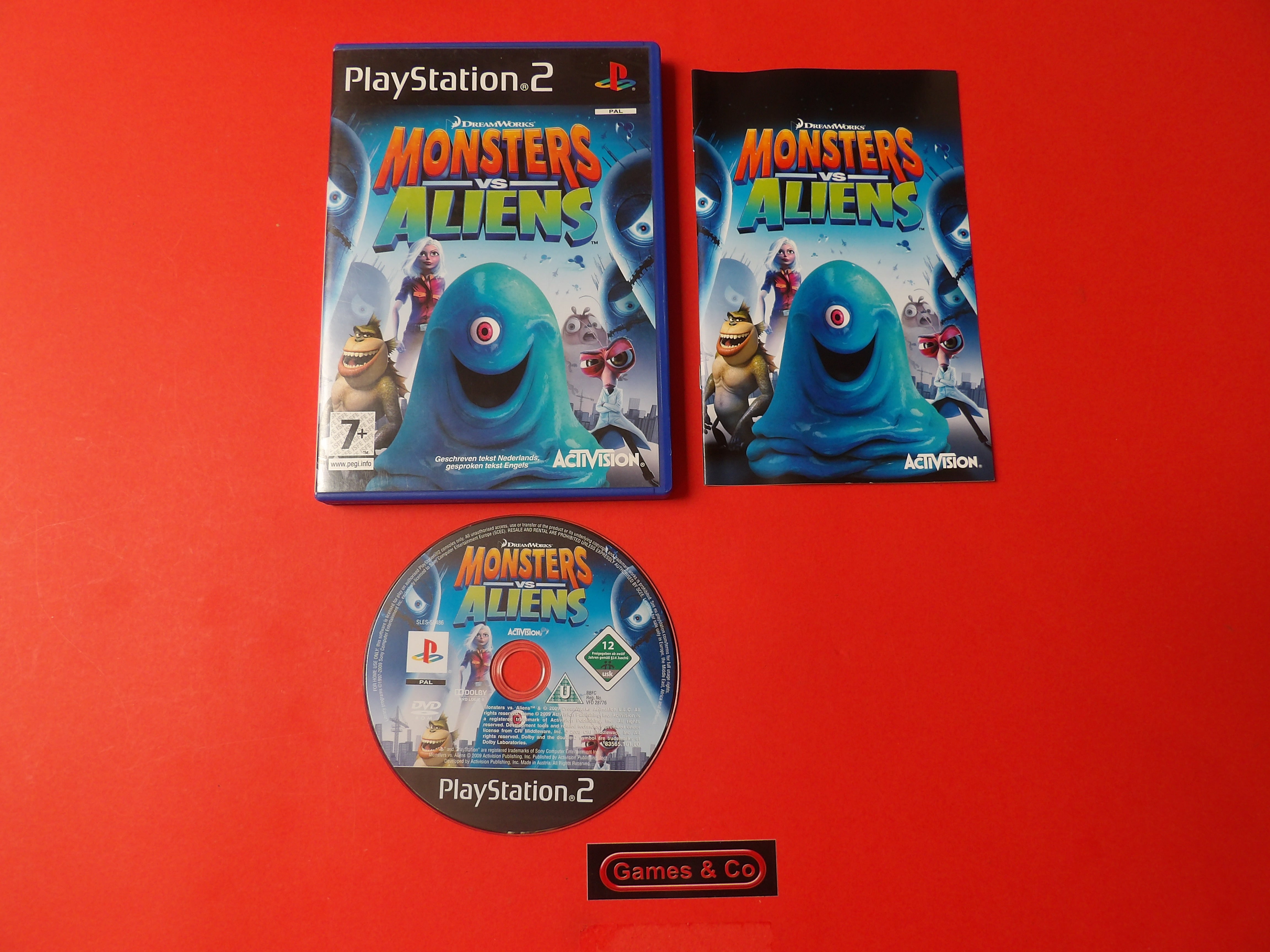 MONSTERS VS. ALIENS PS2 - PLAYSTATION 2