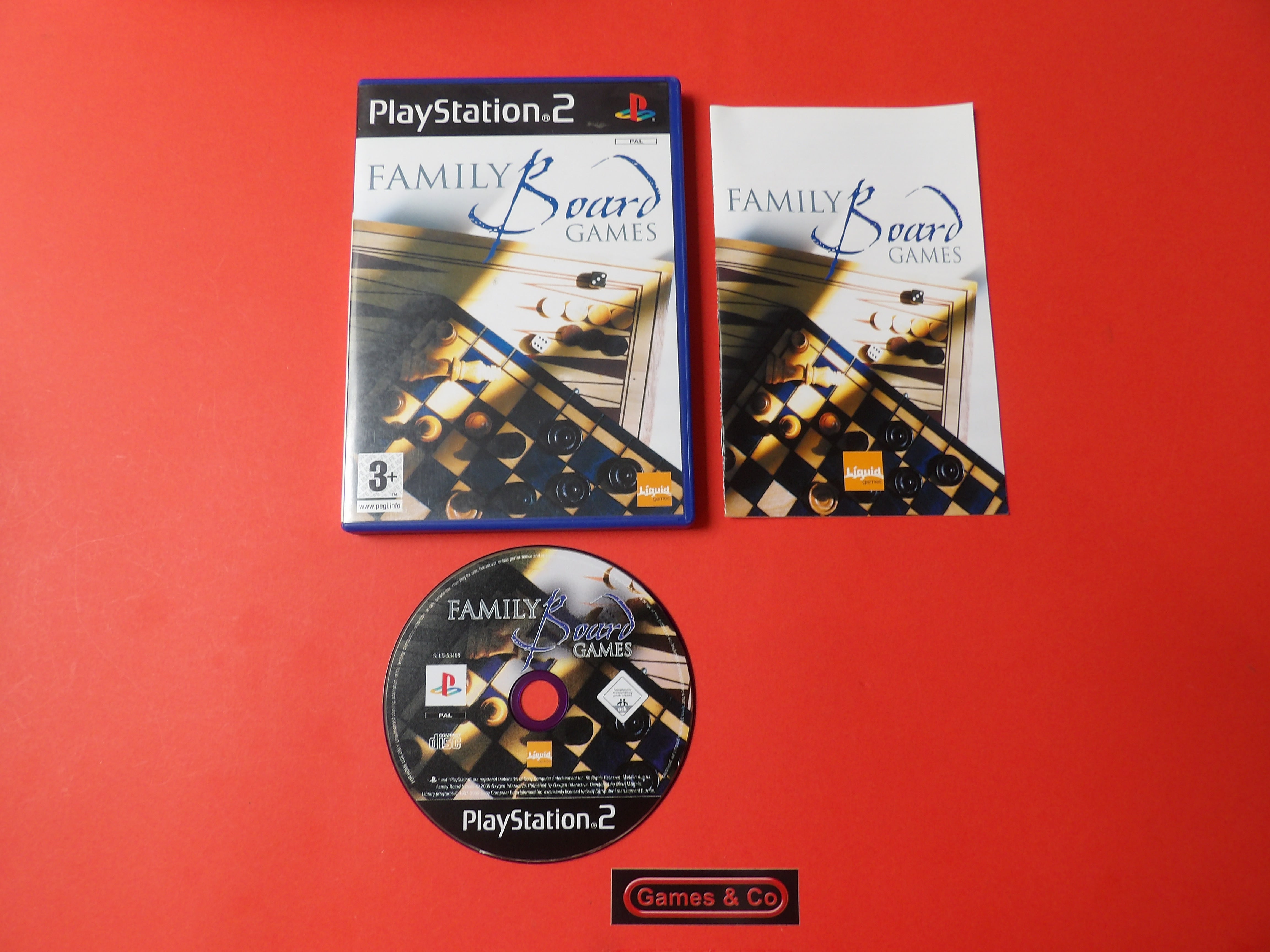 FAMILY BOARD GAMES PS2 - PLAYSTATION 2