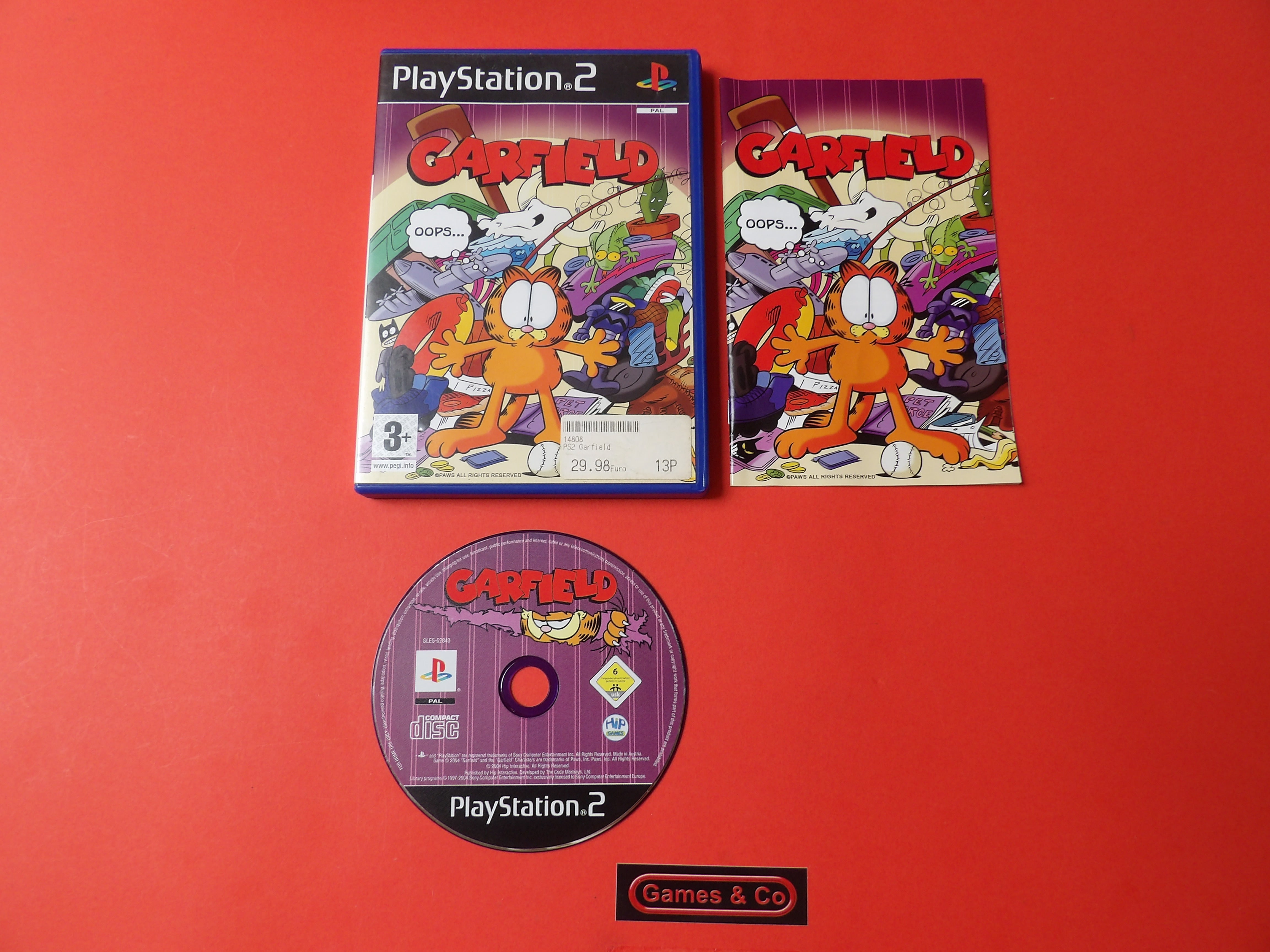 GARFIELD PS2 - PLAYSTATION 2