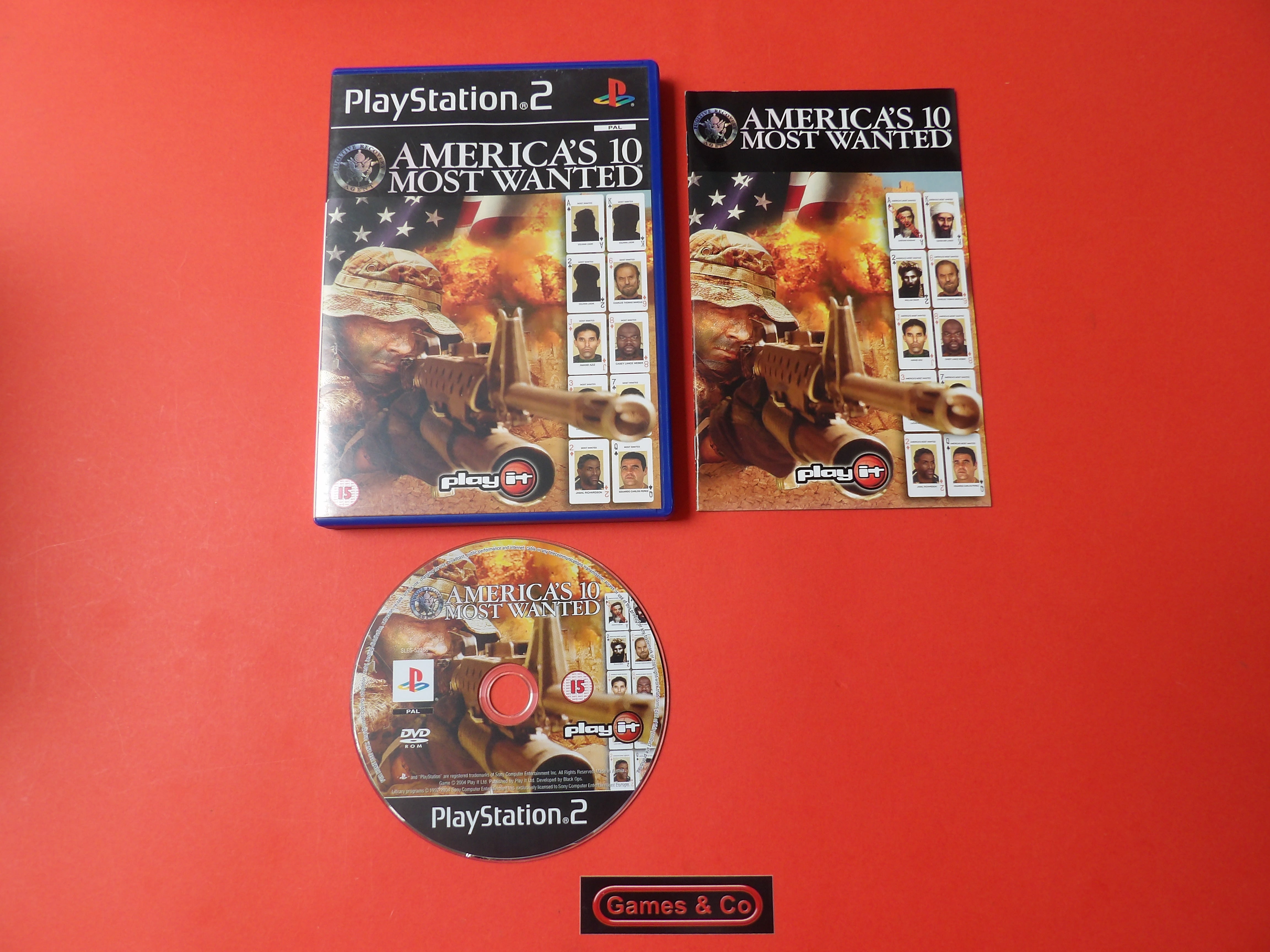 AMERICAS 10 MOST WANTED PS2 - PLAYSTATION 2