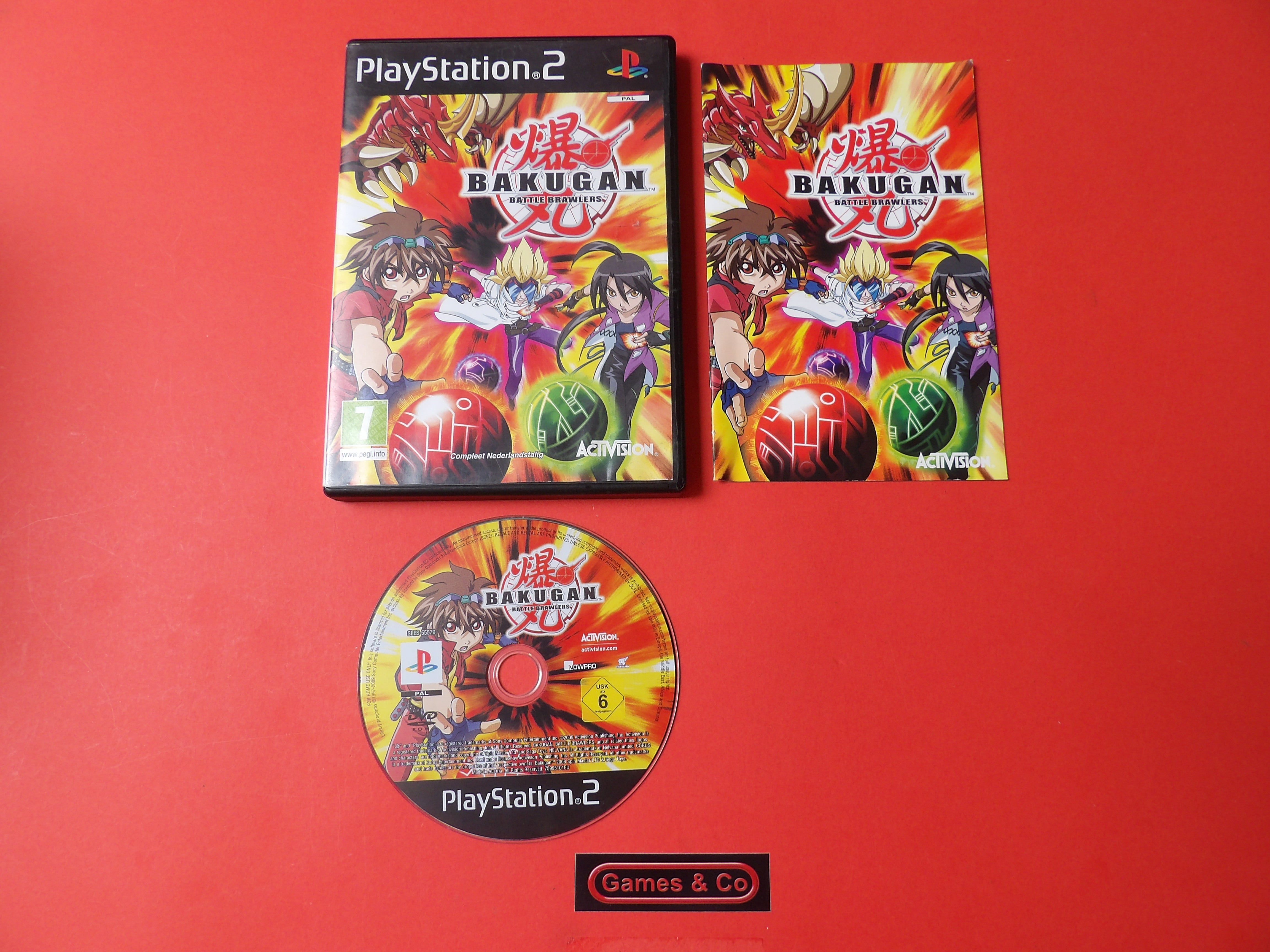 BAKUGAN BATTLE BRAWLERS PS2 - PLAYSTATION 2