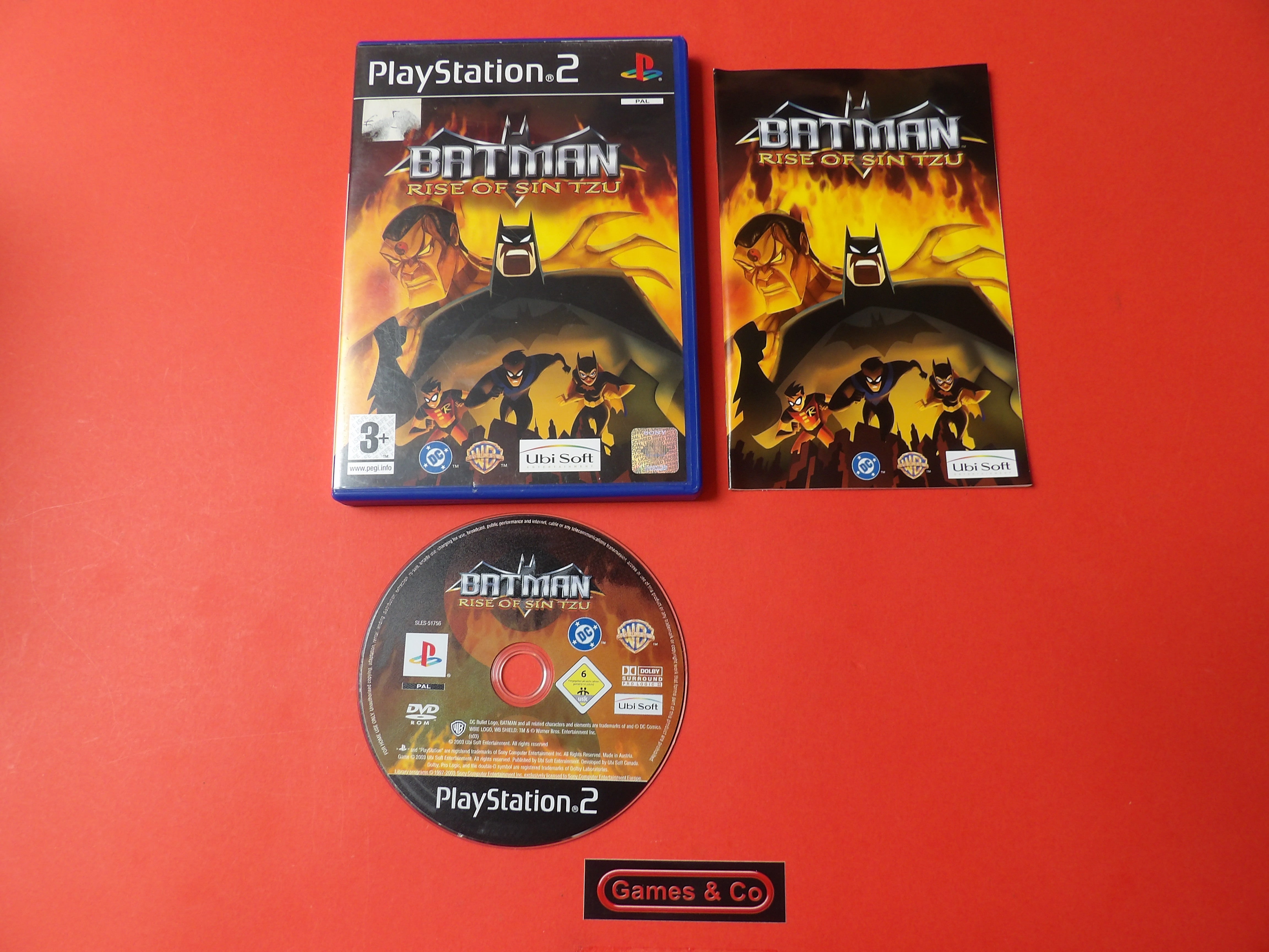 BATMAN: RISE OF SIN TZU PS2 - PLAYSTATION 2