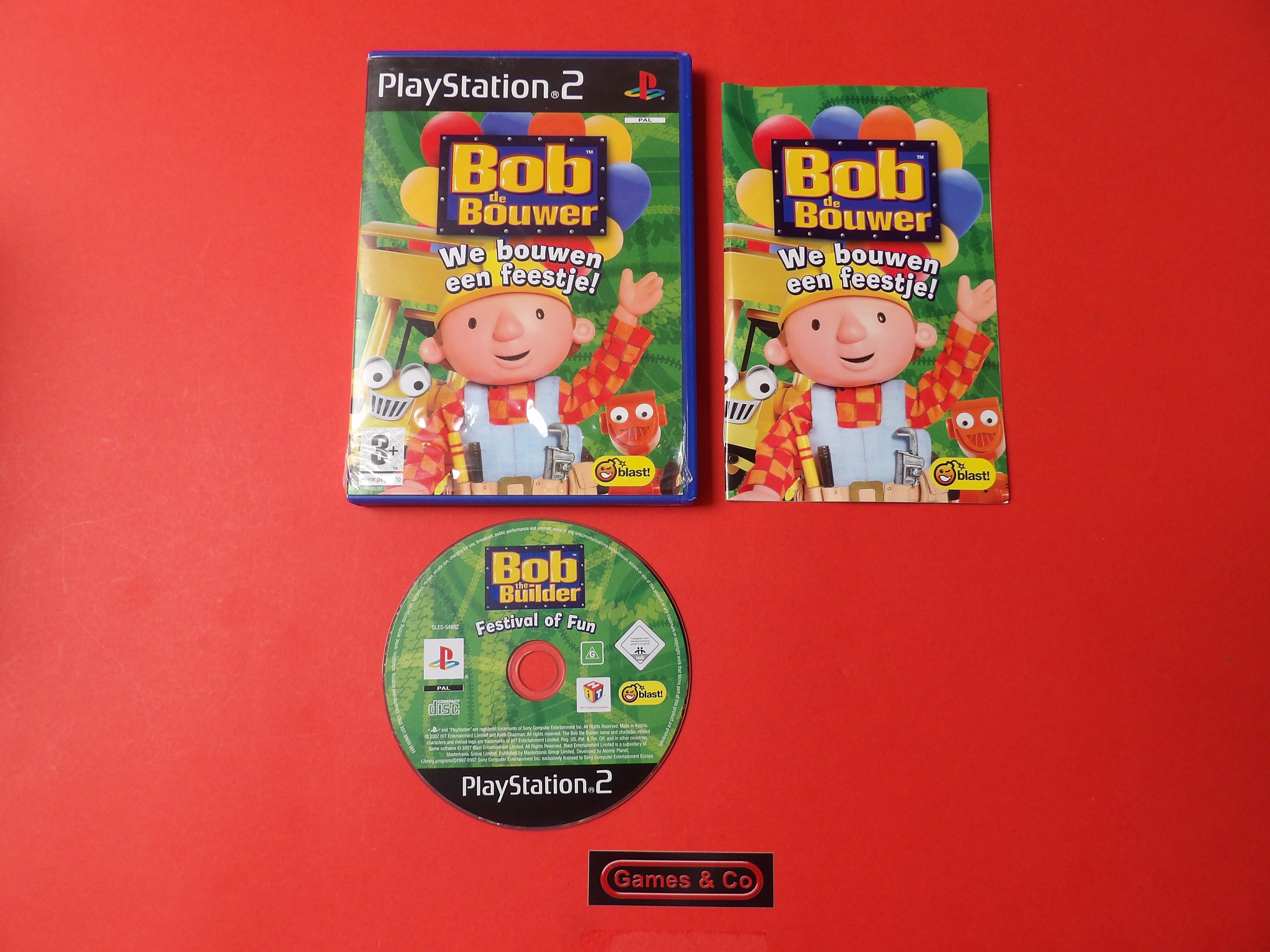 BOB DE BOUWER: WE BOUWEN EEN FEESTJE! PS2 - PLAYSTATION 2