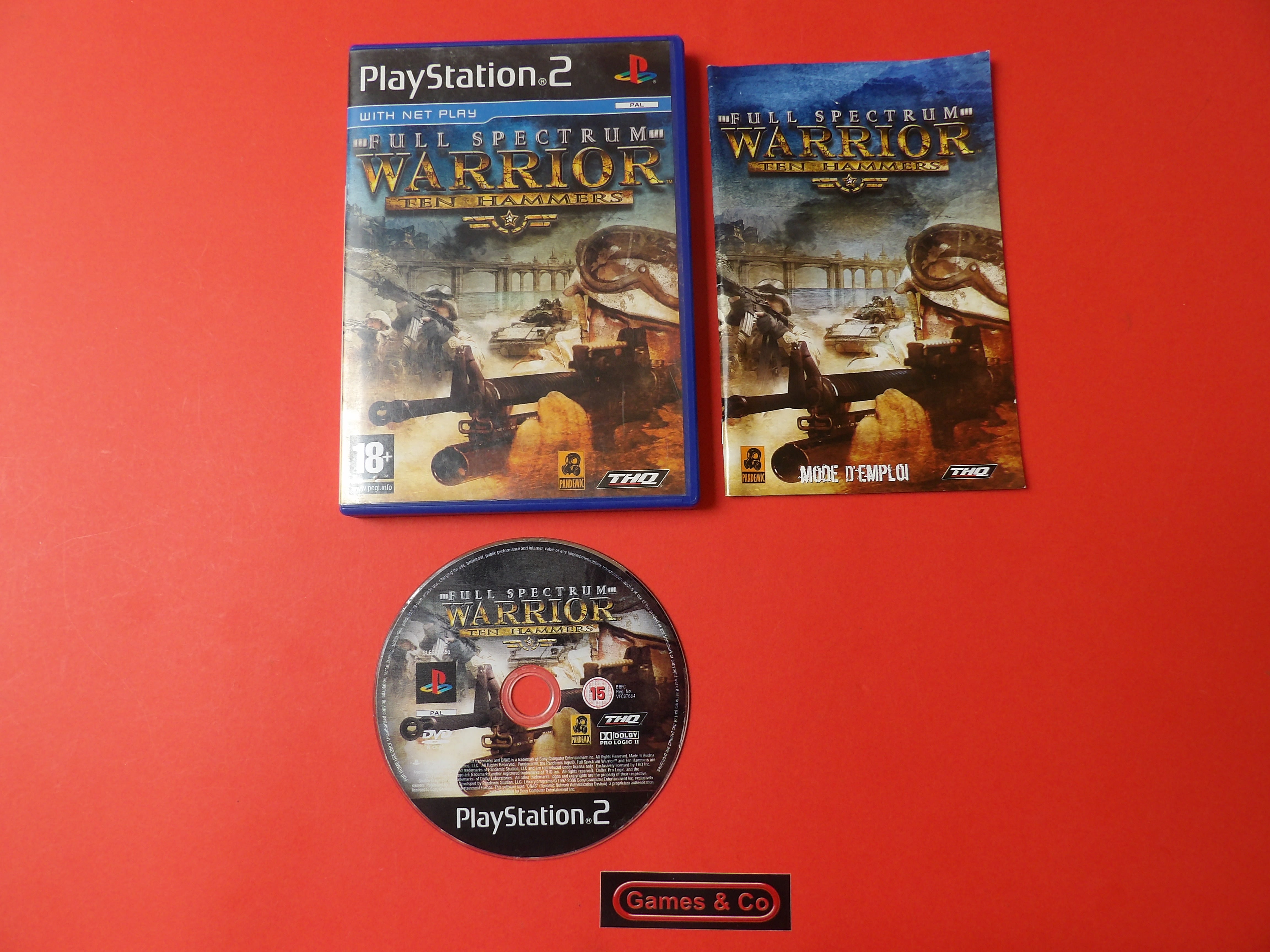 FULL SPECTRUM WARRIOR: TEN HAMMERS - PS2