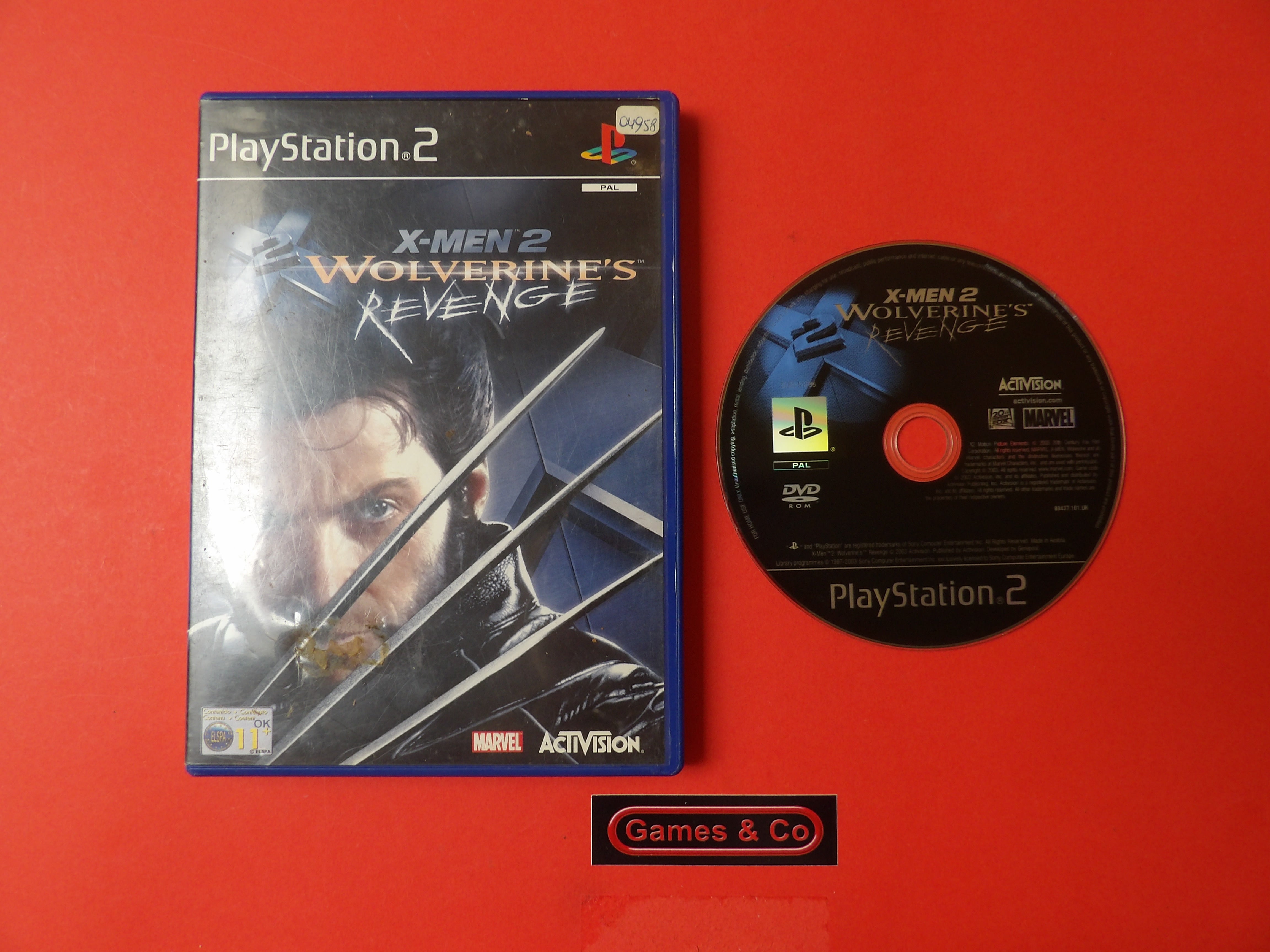 X-MEN 2: WOLVERINE'S REVENGE - PS2