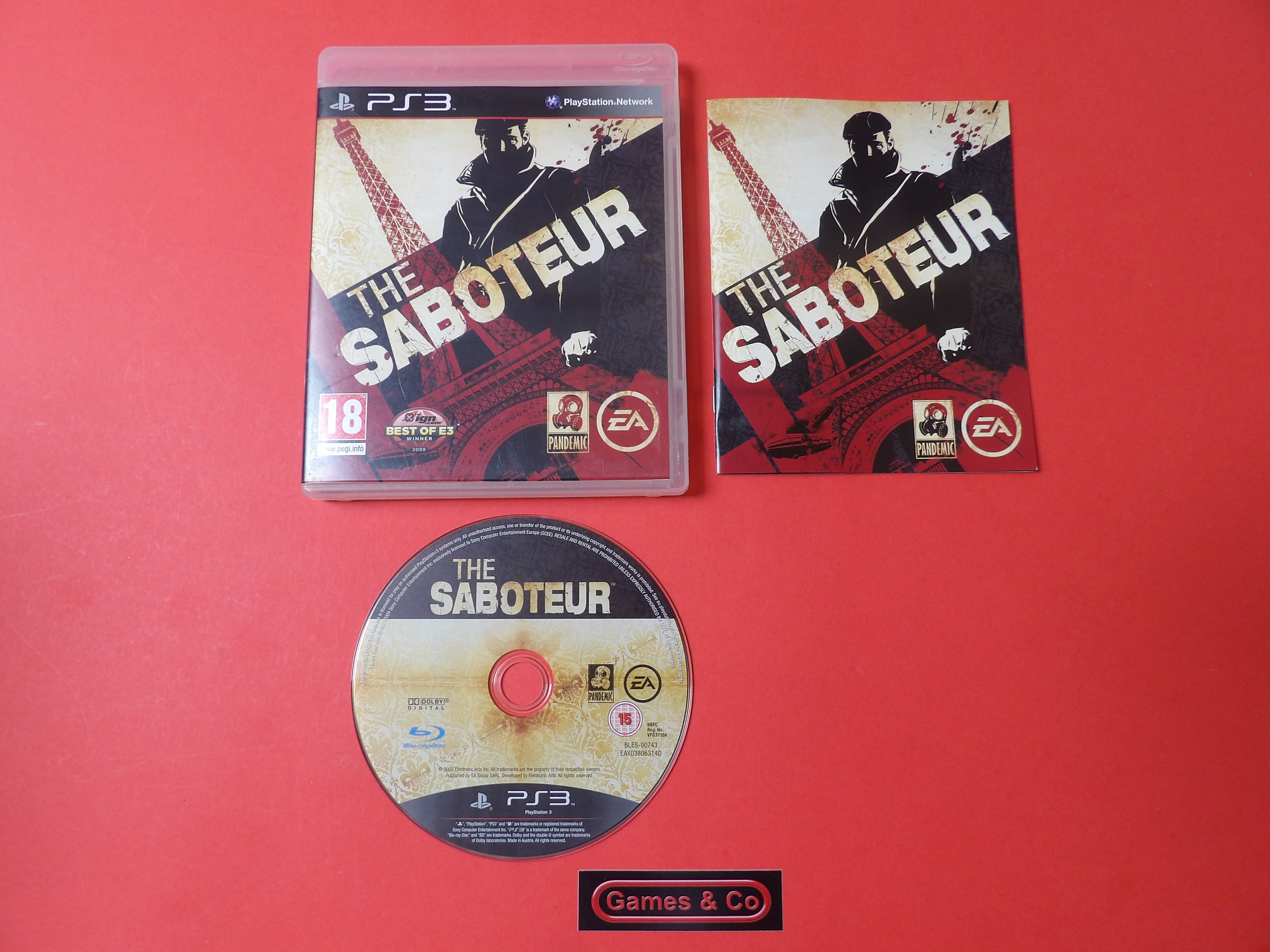 THE SABOTEUR - PS3
