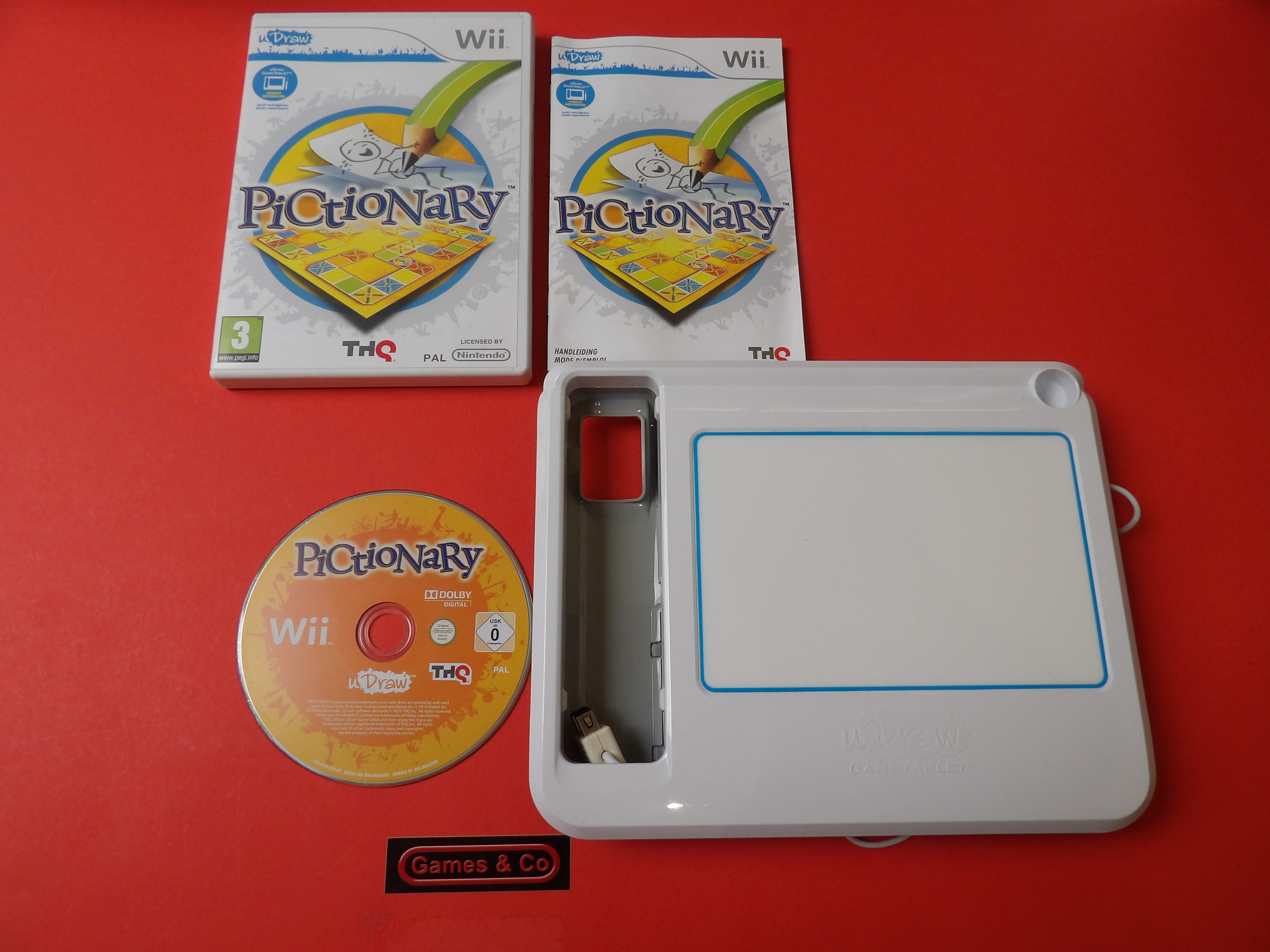 PICTIONARY + U DRAW GAMETABLET