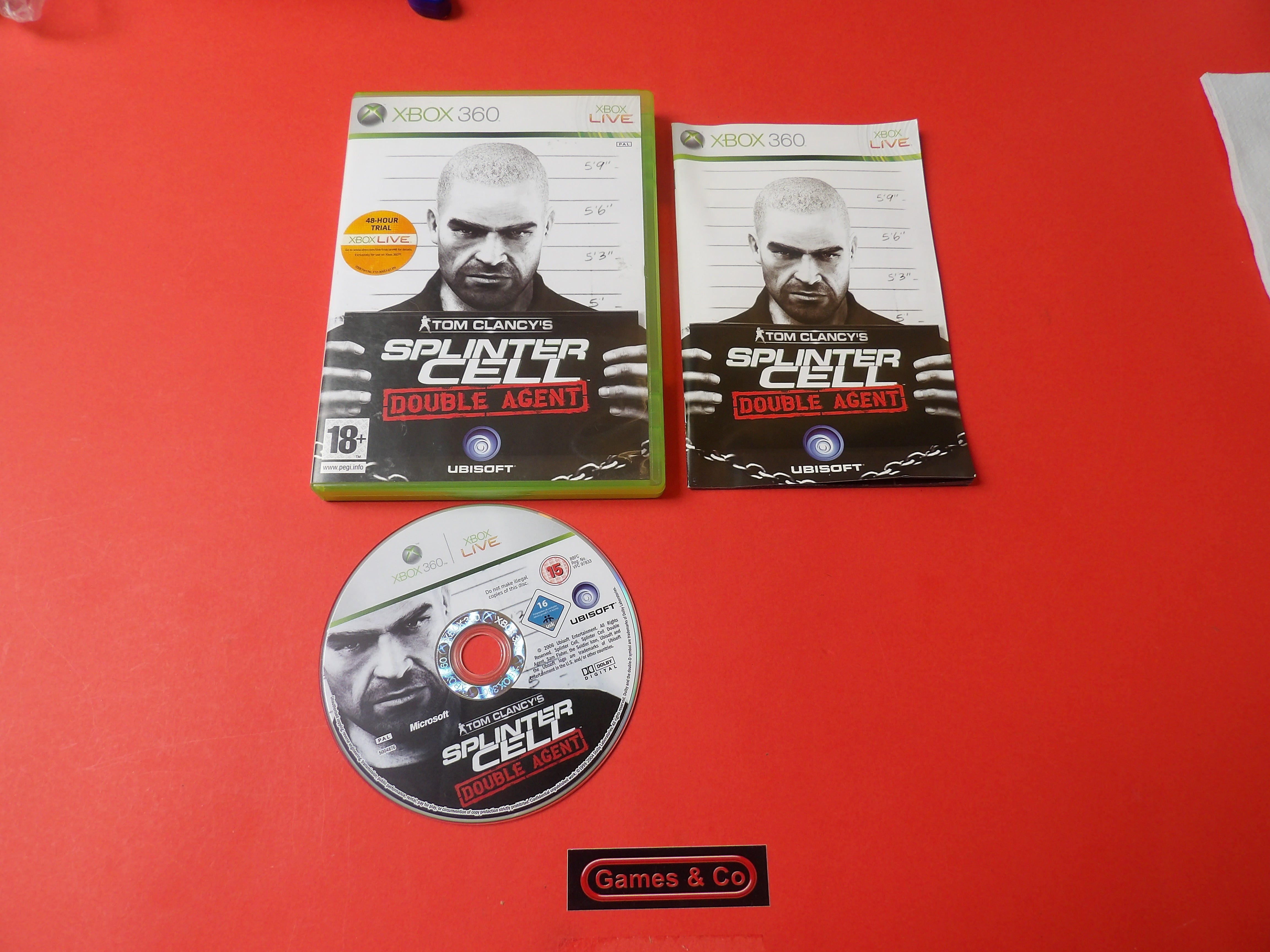 TOM CLANCY'S SPLINTER CELL DOUBLE AGENT - XBOX 360