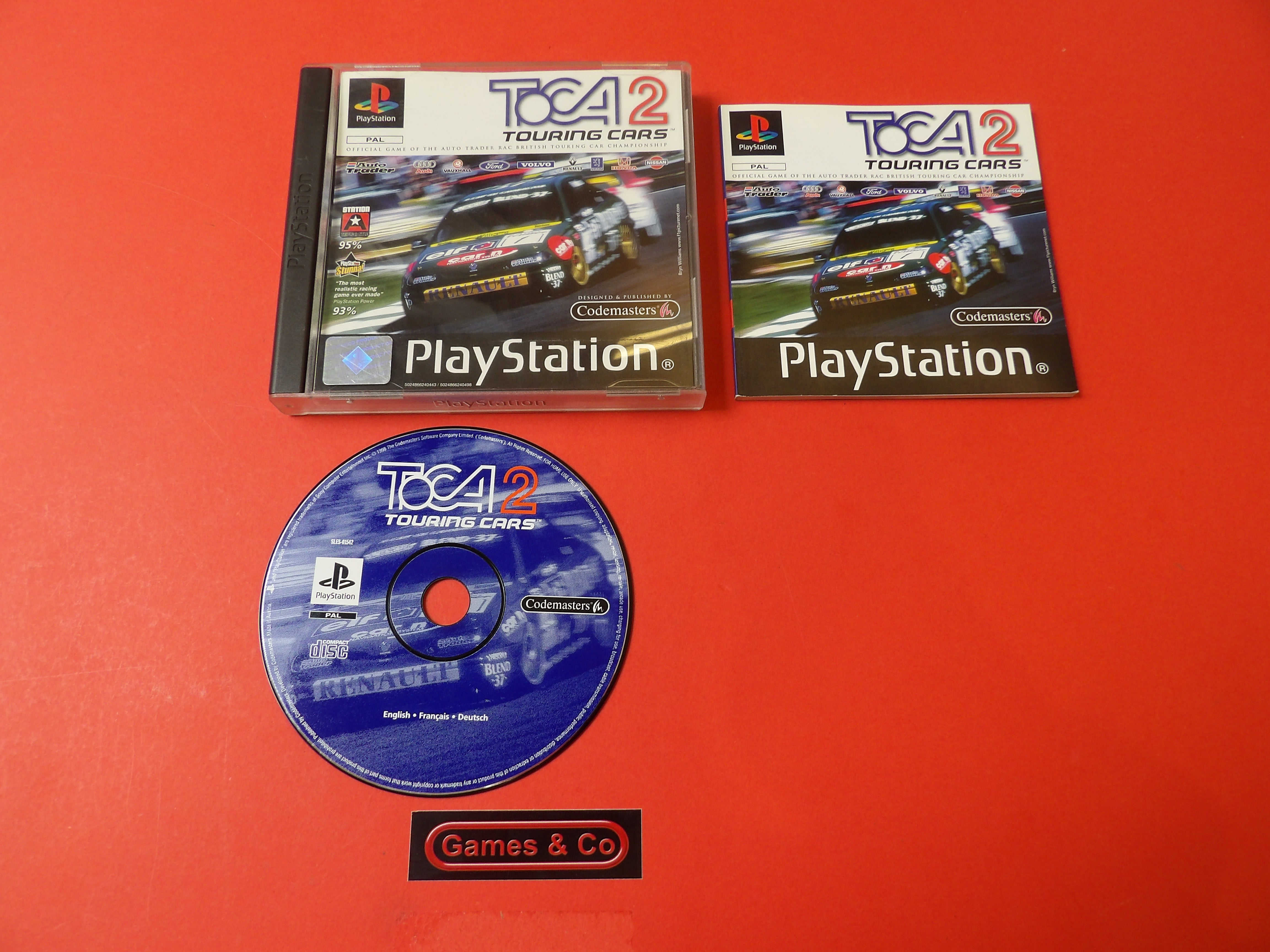 TOCA 2 TOURING CARS - PS1