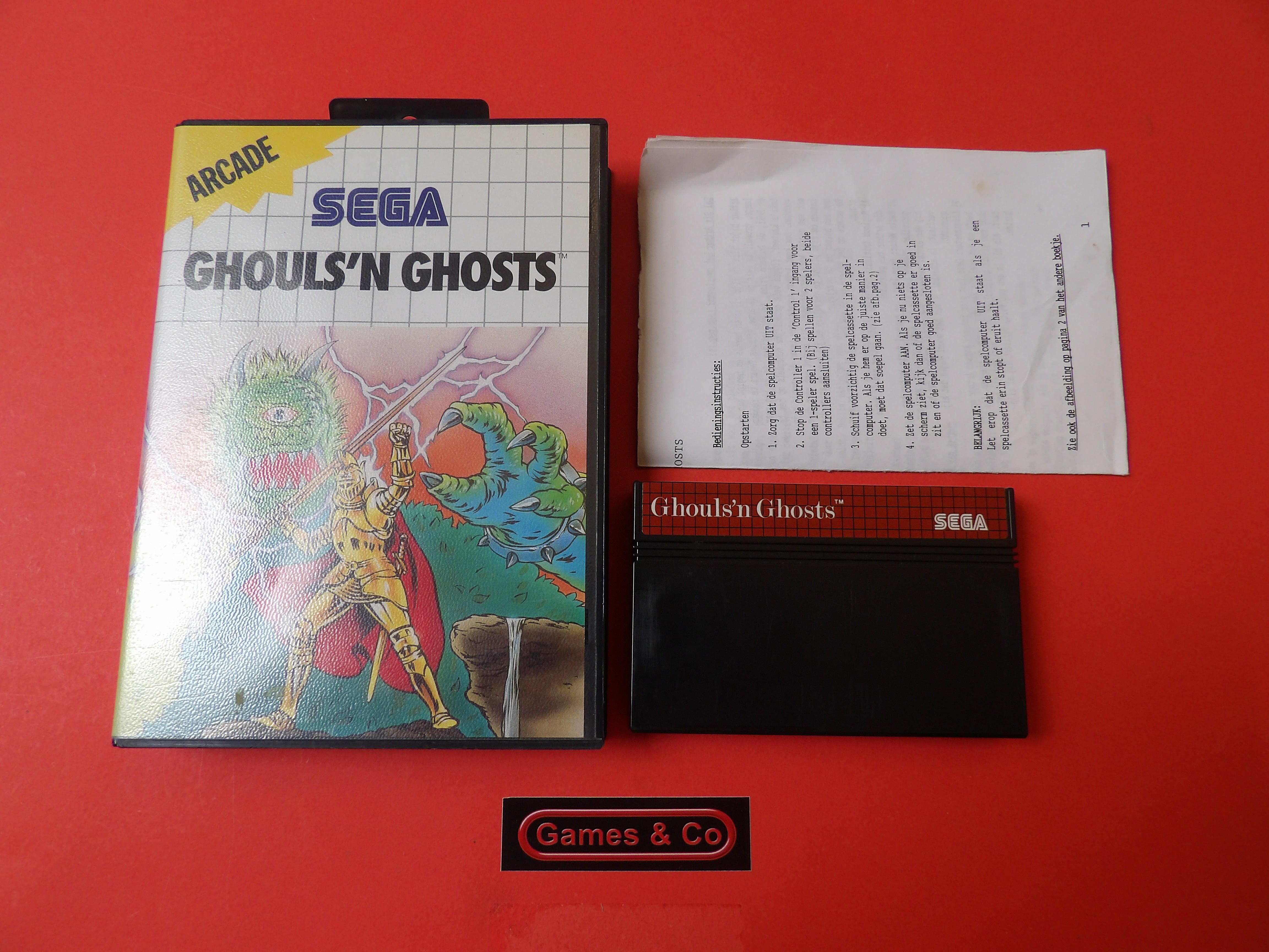 GHOULS'N GHOSTS - SEGA MASTER SYSTEM