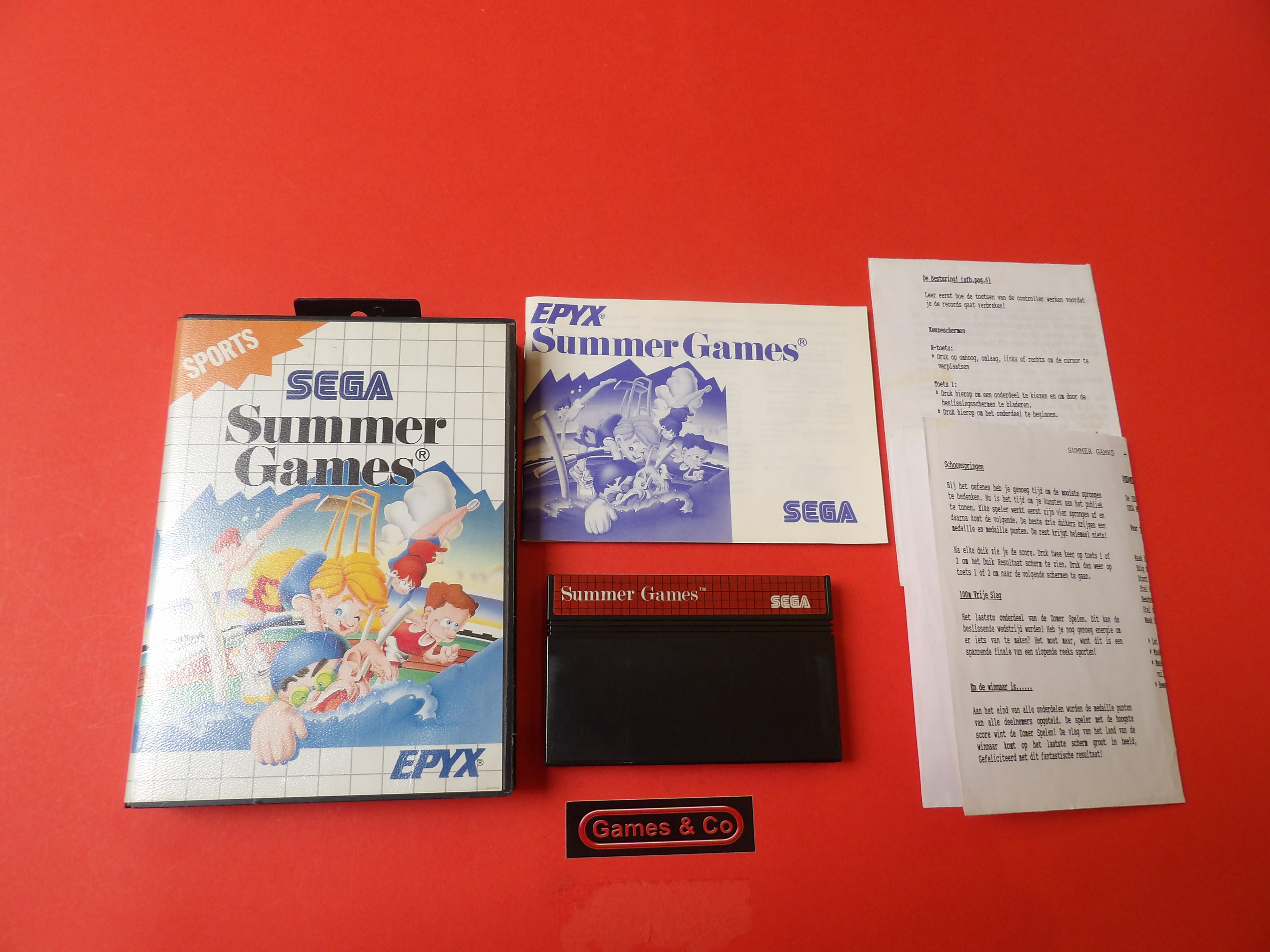 SUMMER GAMES - SEGA MASTER SYSTEM