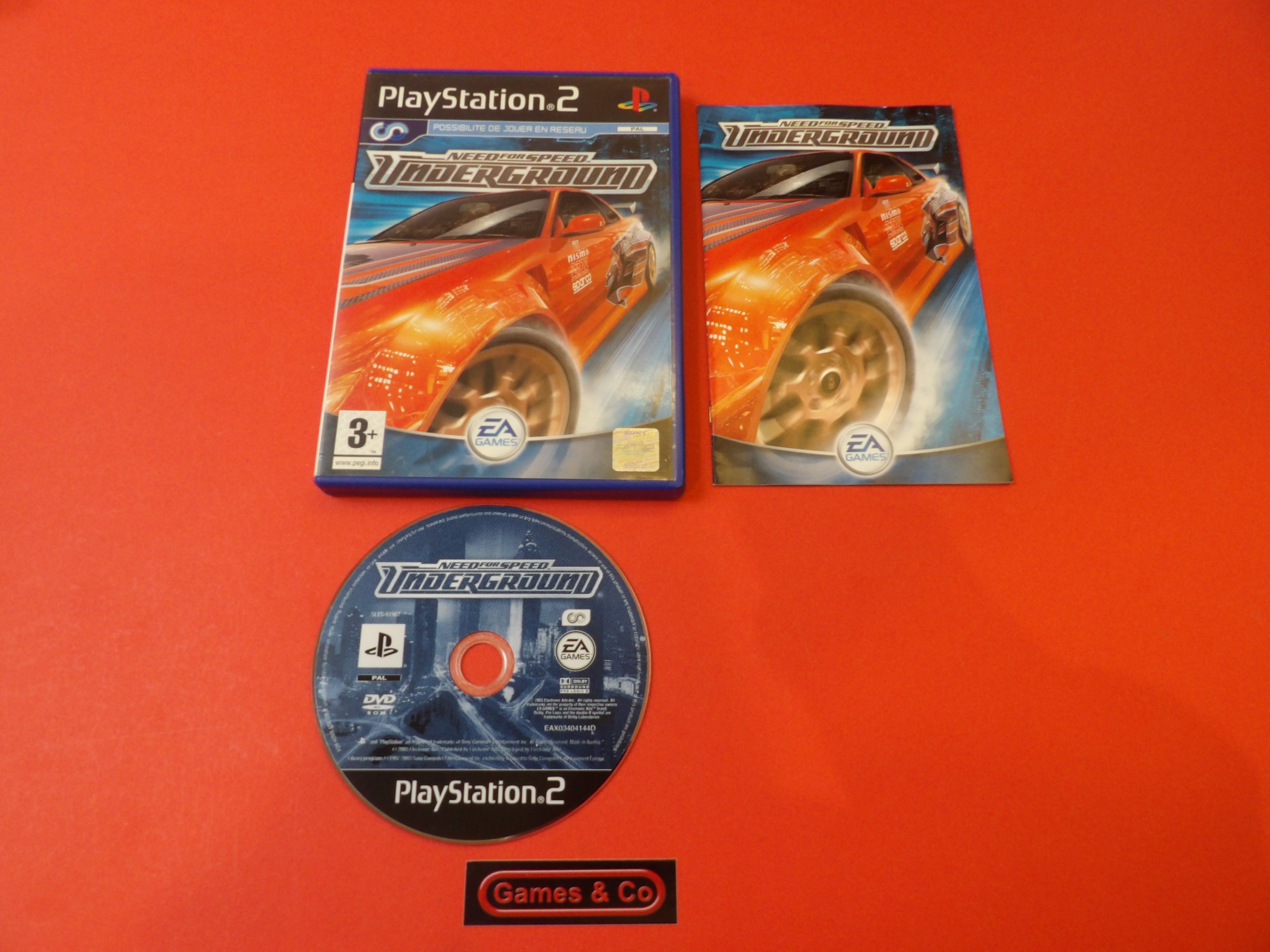 NEED FOR SPEED UNDERGROUND  - PS2