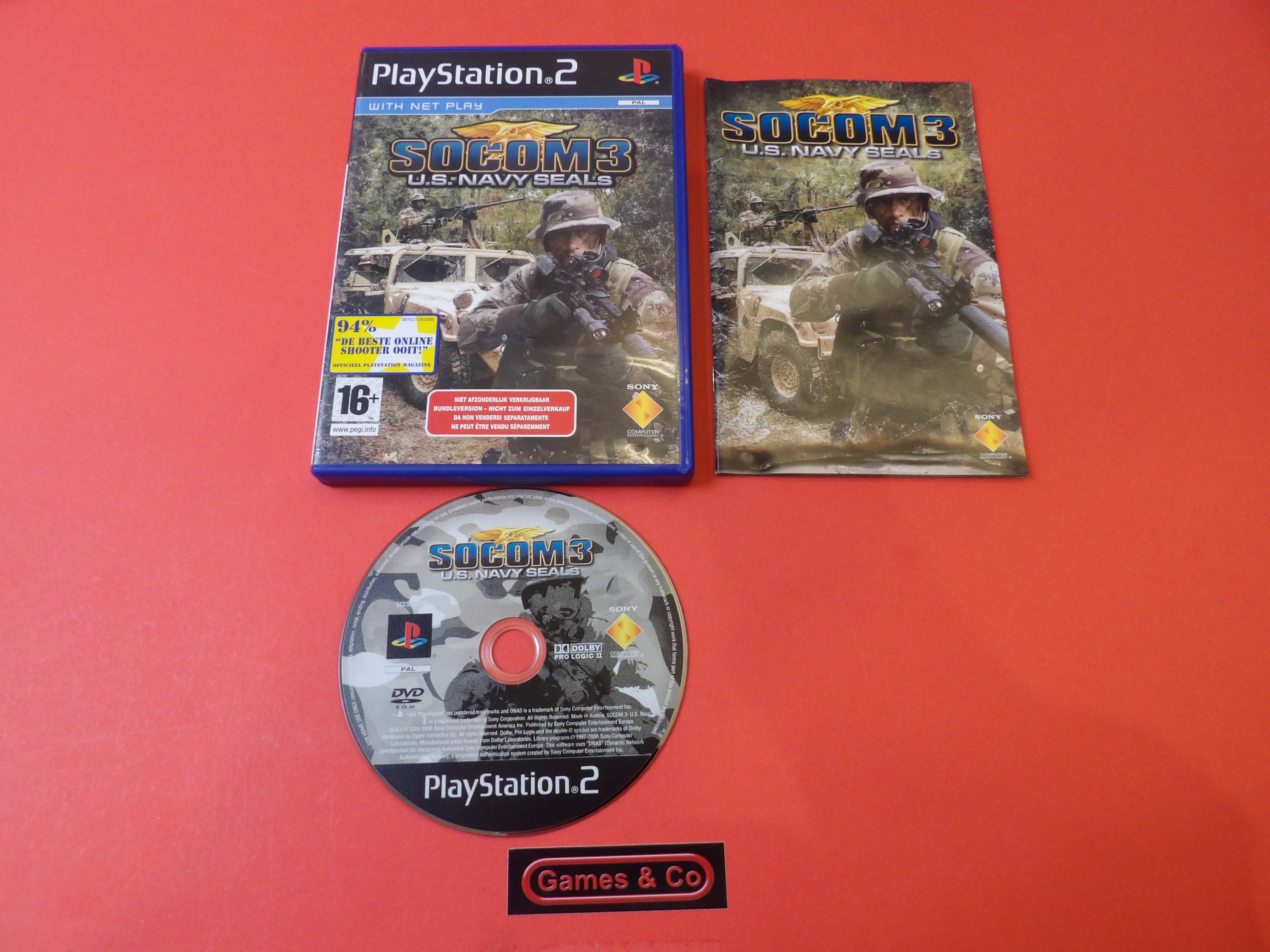 SOCOM 3 US NAVY SEALS - PS2