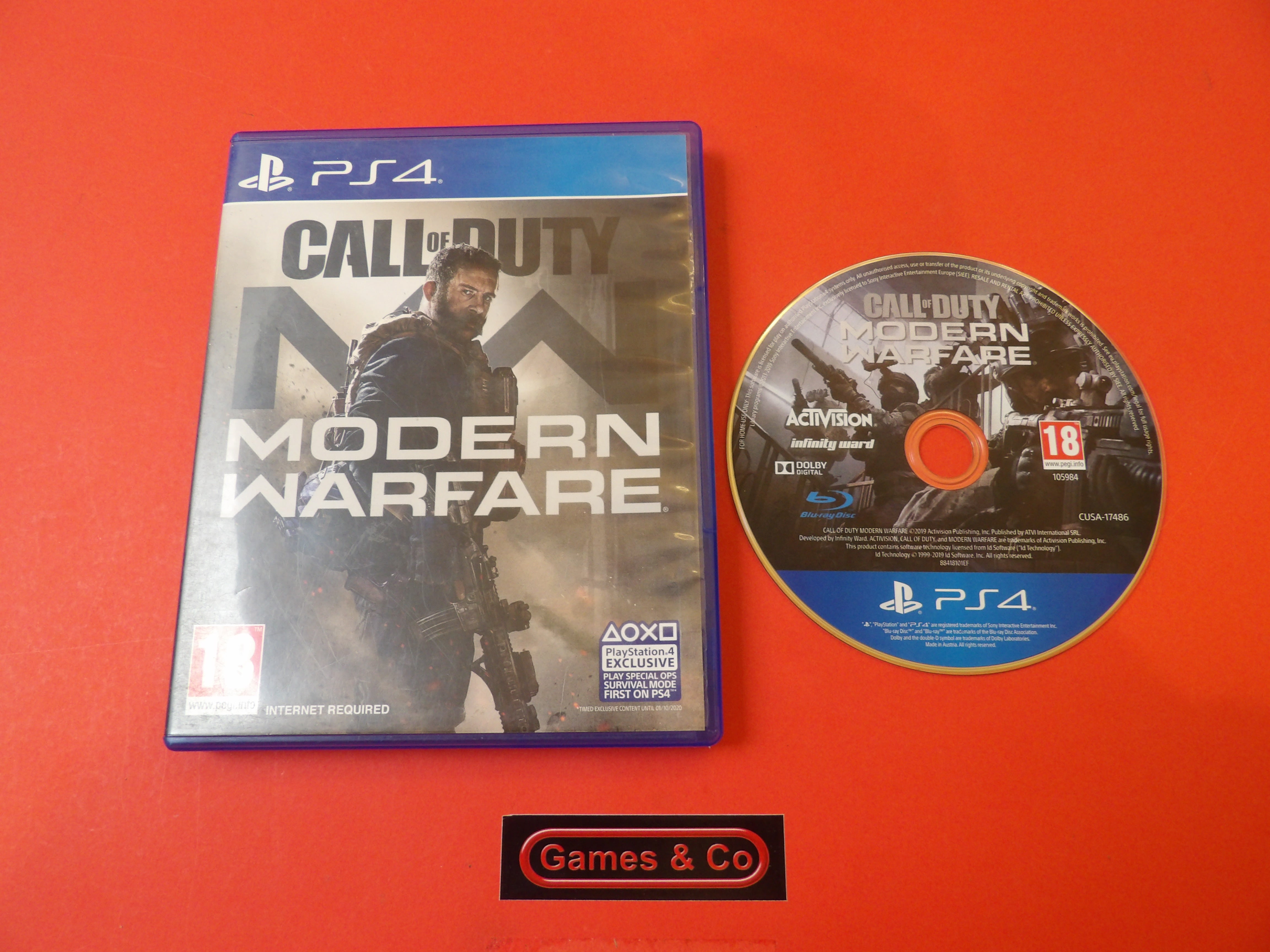 CALL OF DUTY MODERN WARFARE - PLAYSTATION 4