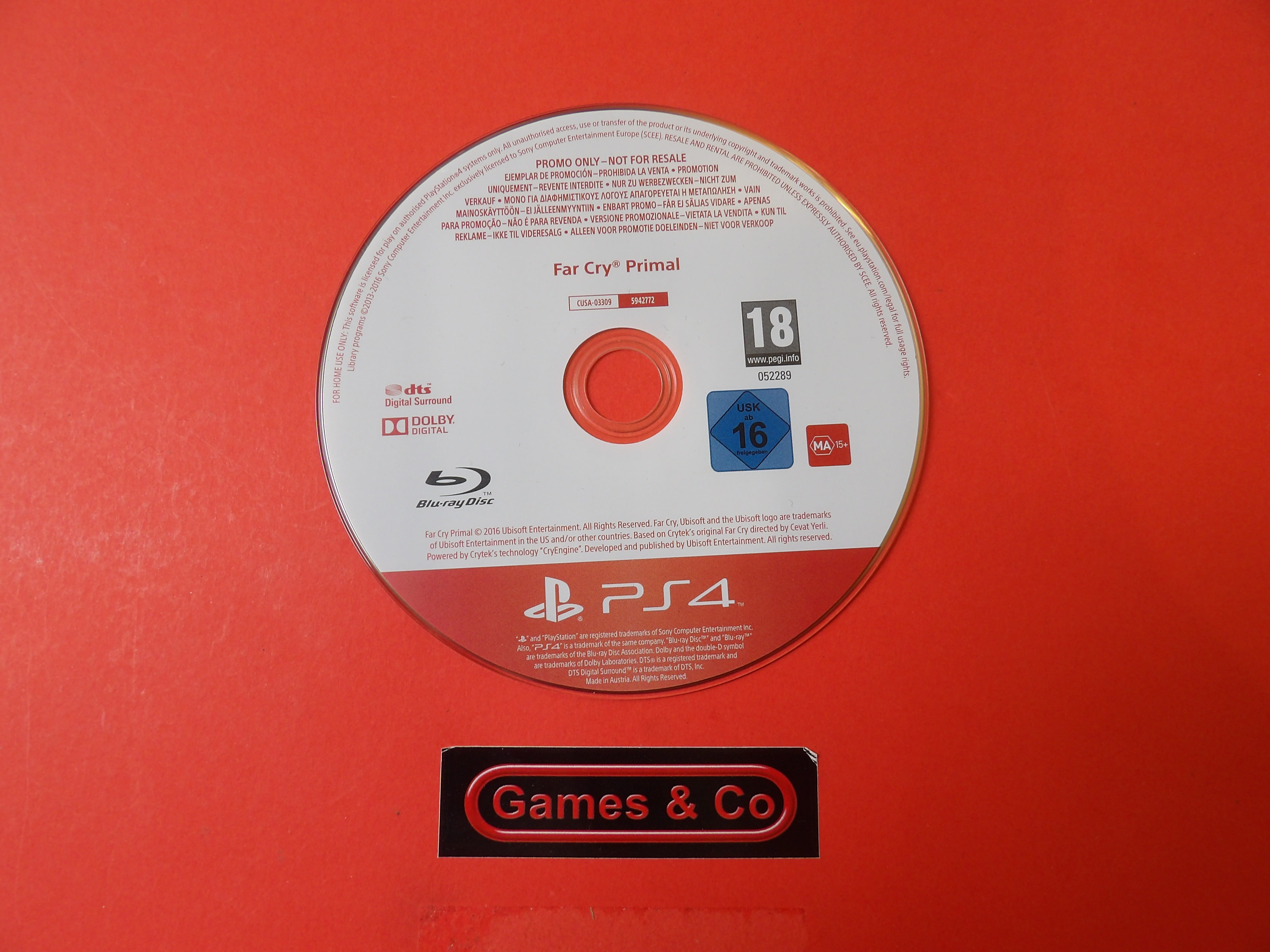 FAR CRY PRIMAL PROMO ONLY - PLAYSTATION 4