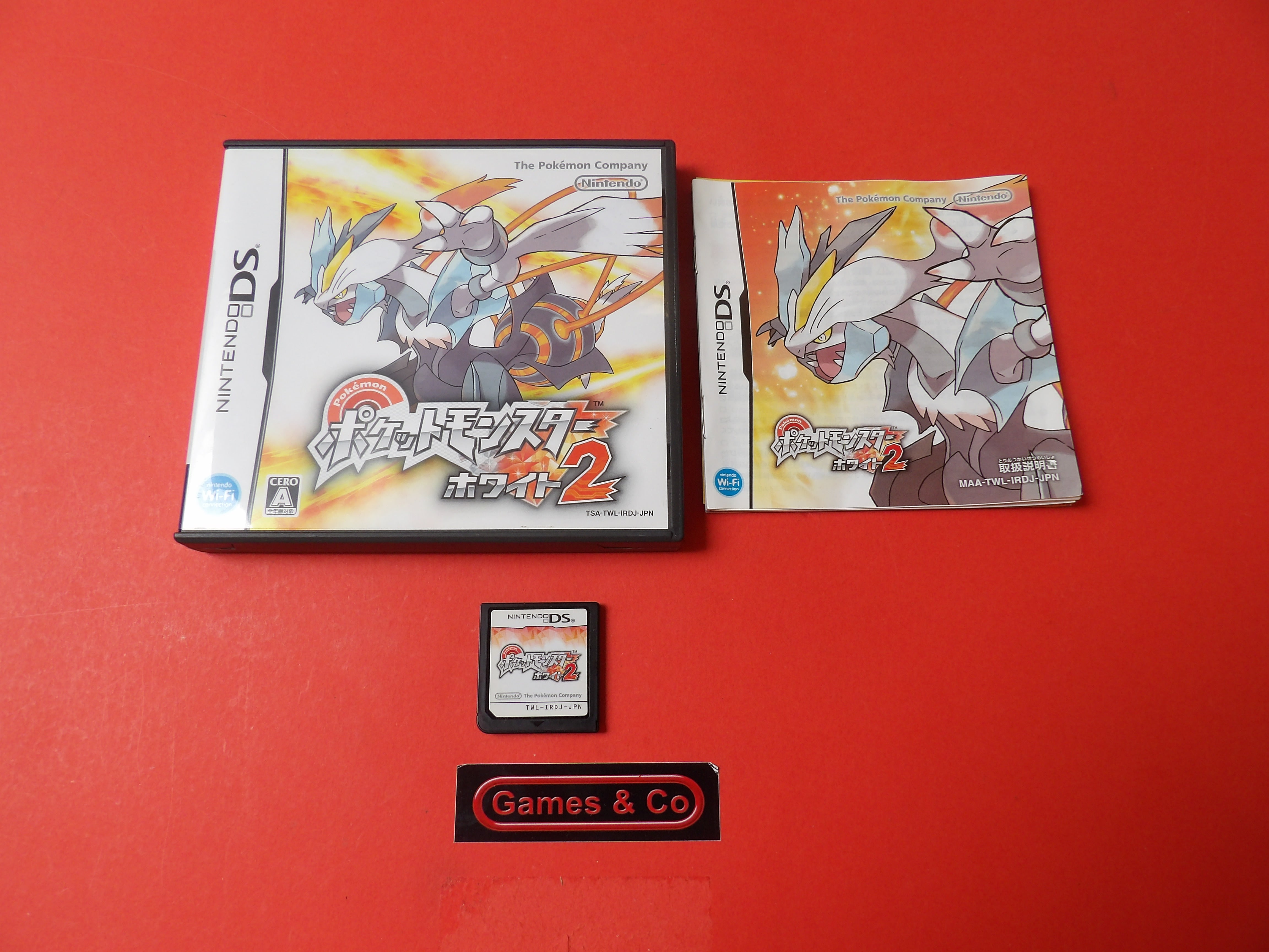 POKEMON WHITE VERSION 2 JAP - NINTENDO DS