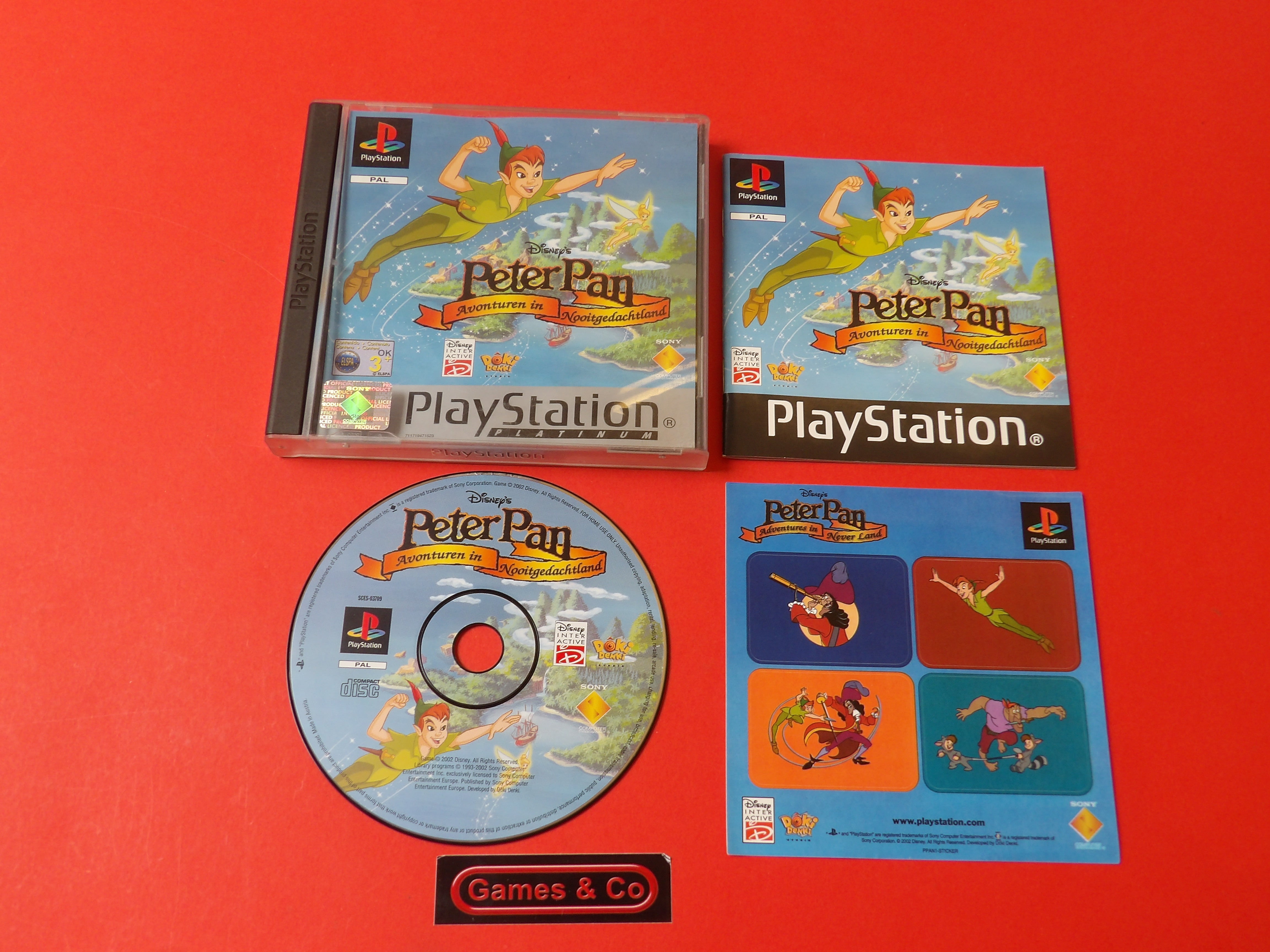 PETER PAN AVONTUREN IN NOOITGEDACHTENLAND - PS1