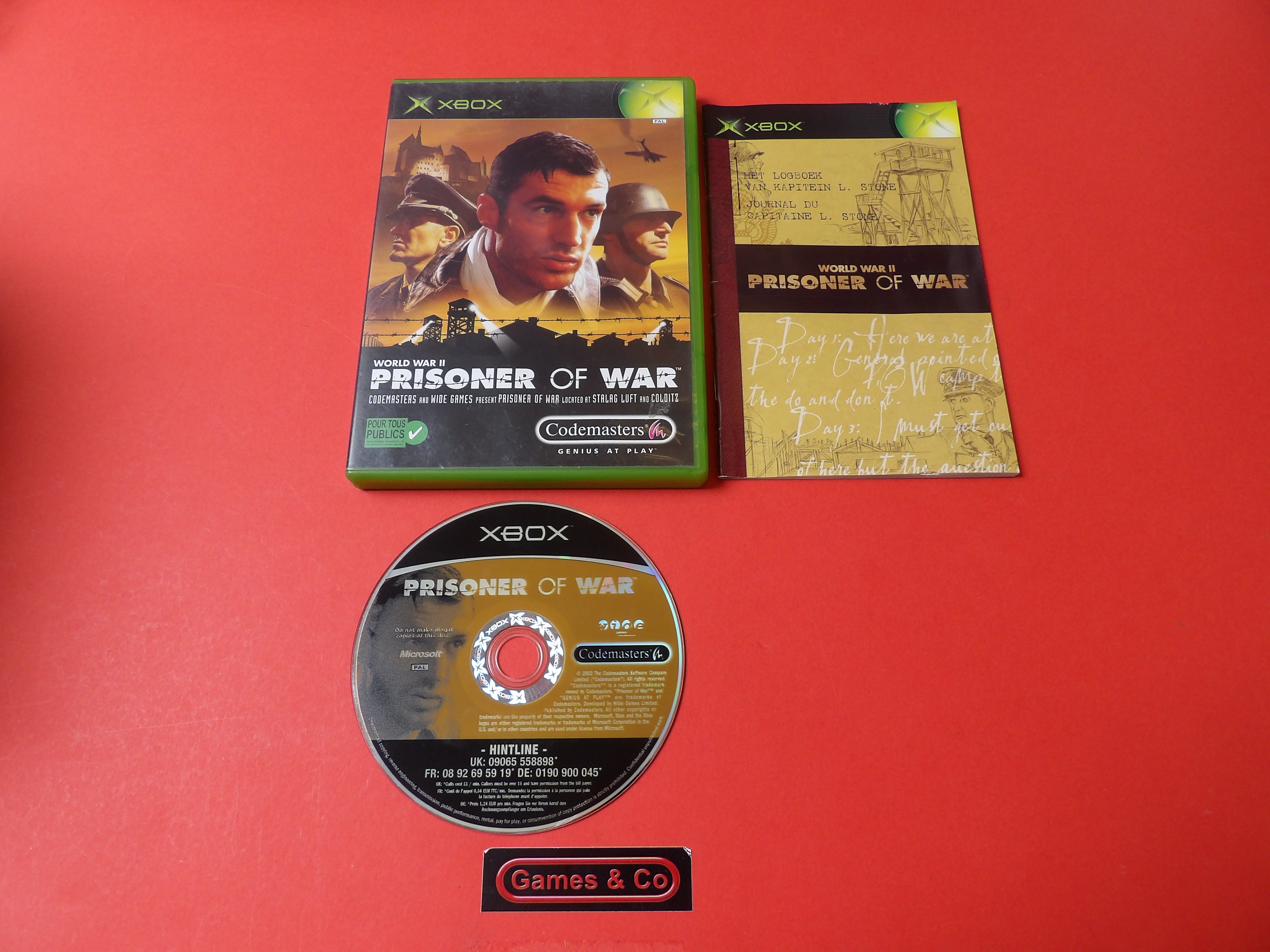 PRISONER OF WAR - XBOX CLASSIC