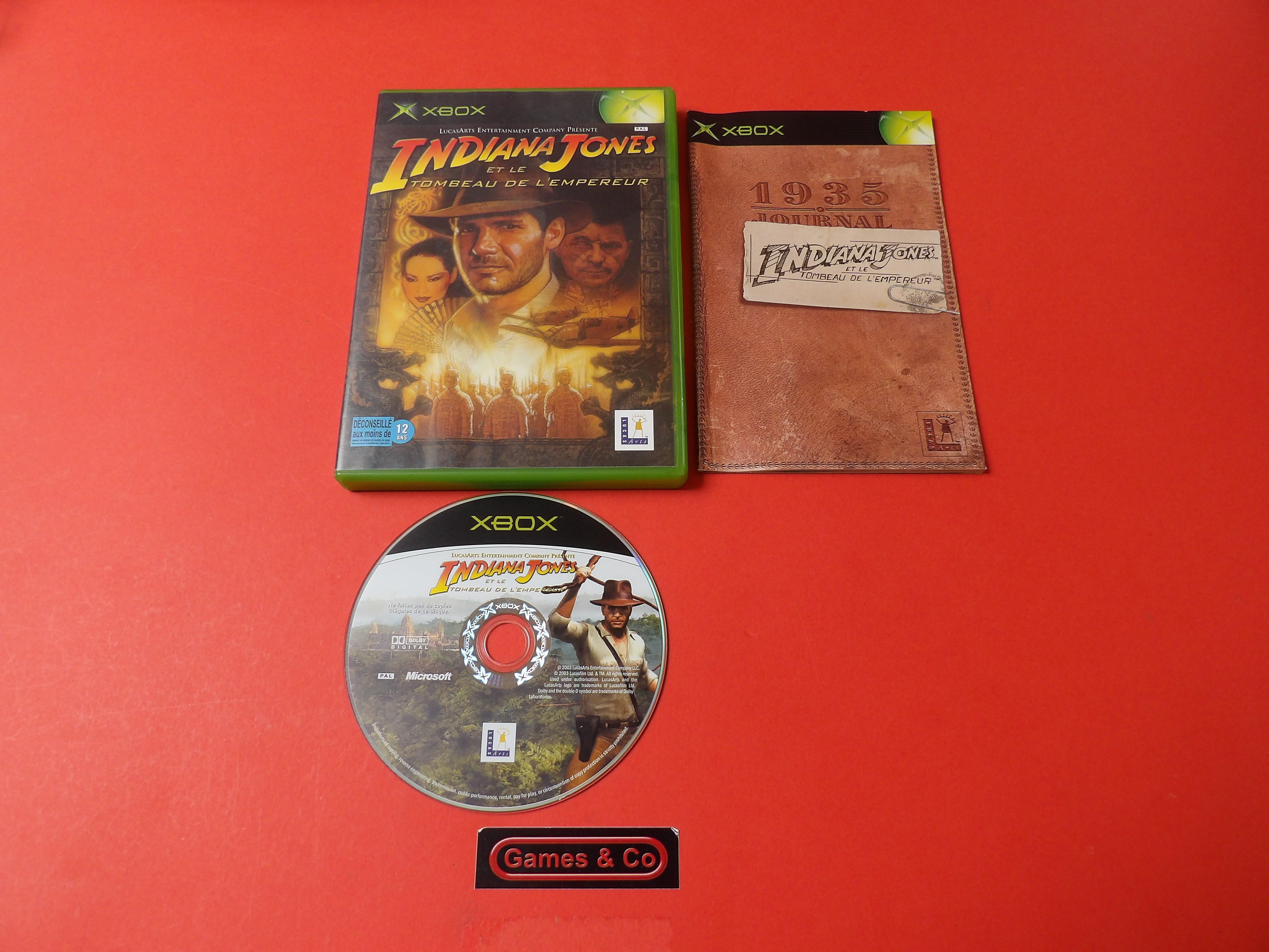 INDIANA JONES ET LE TOMBEAU DE L'EMPEREUR - XBOX CLASSIC