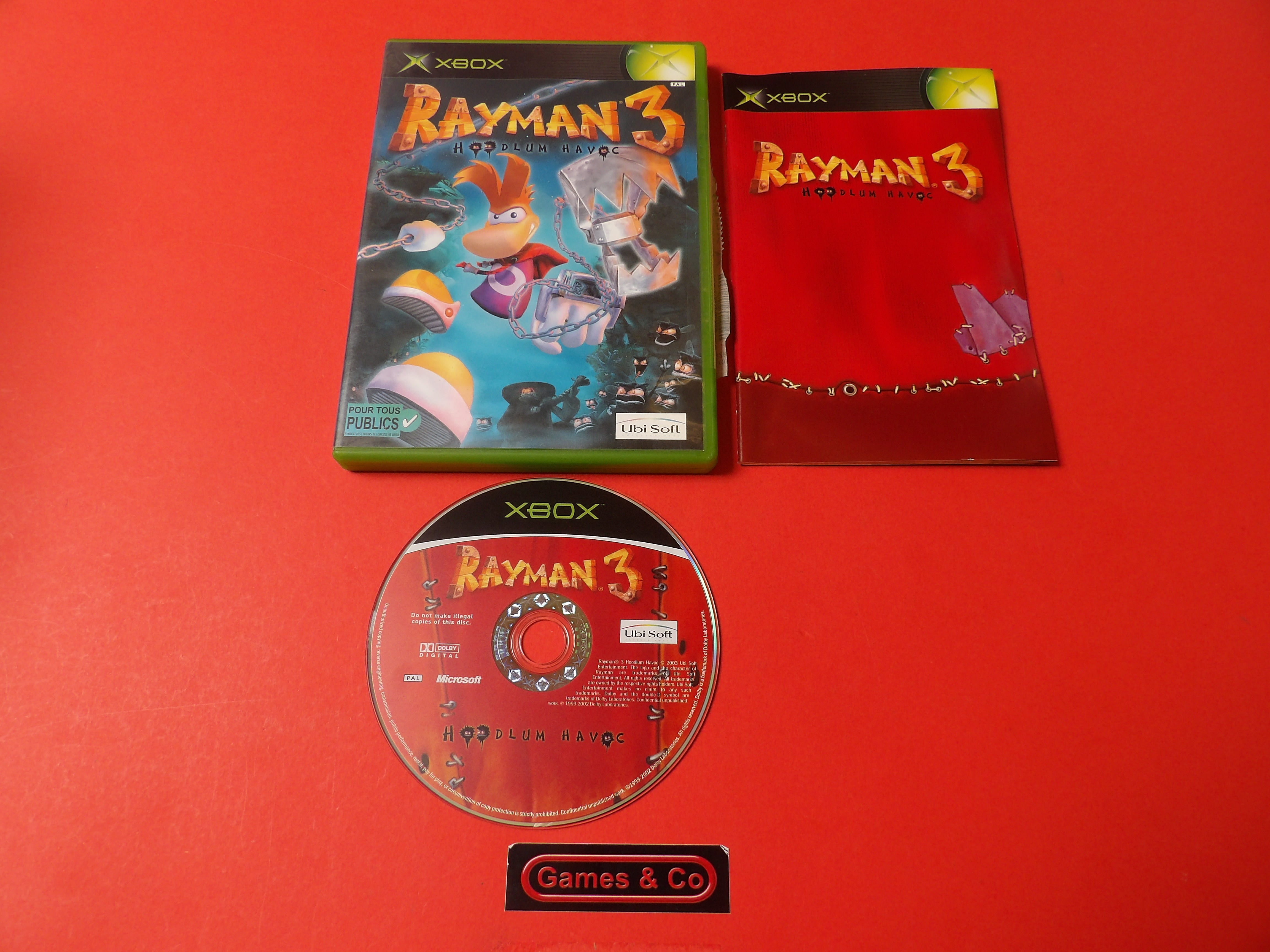 RAYMAN 3 HOODLUM HAVOC- XBOX CLASSIC