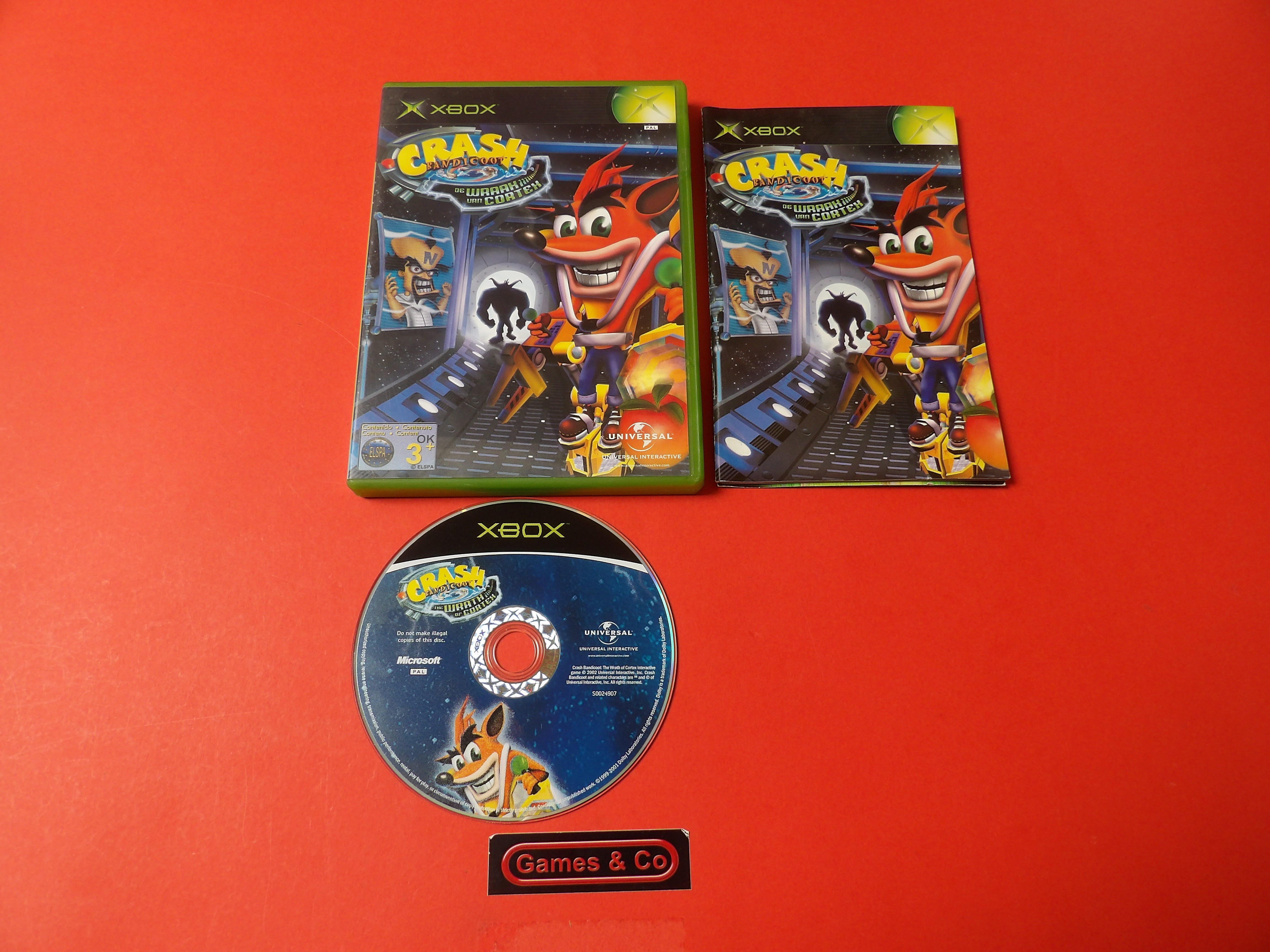 CRASH BANDICOOT DE WRAAK VAN CORTEX - XBOX CLASSIC