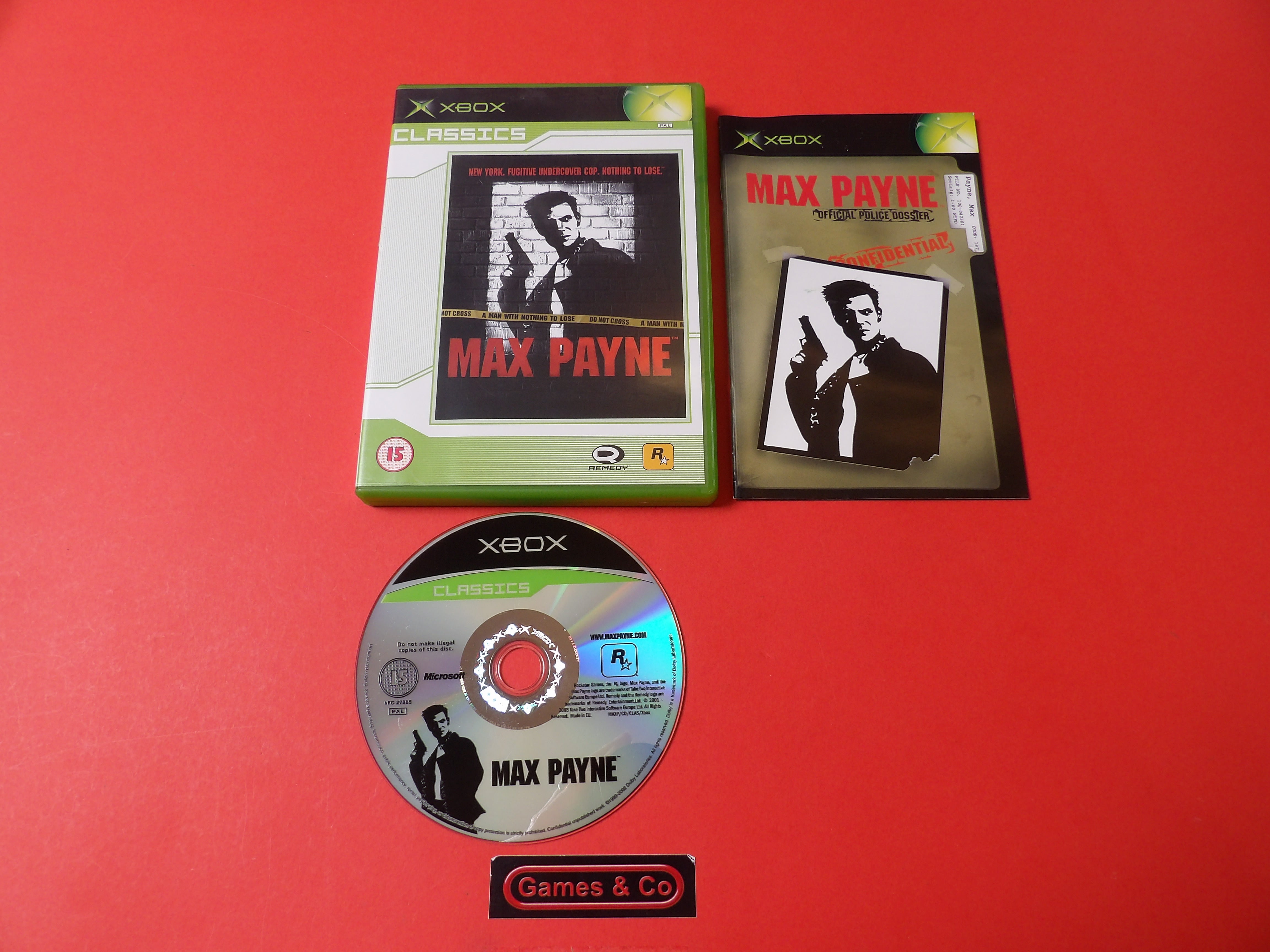 MAX PAYNE - XBOX CLASSIC