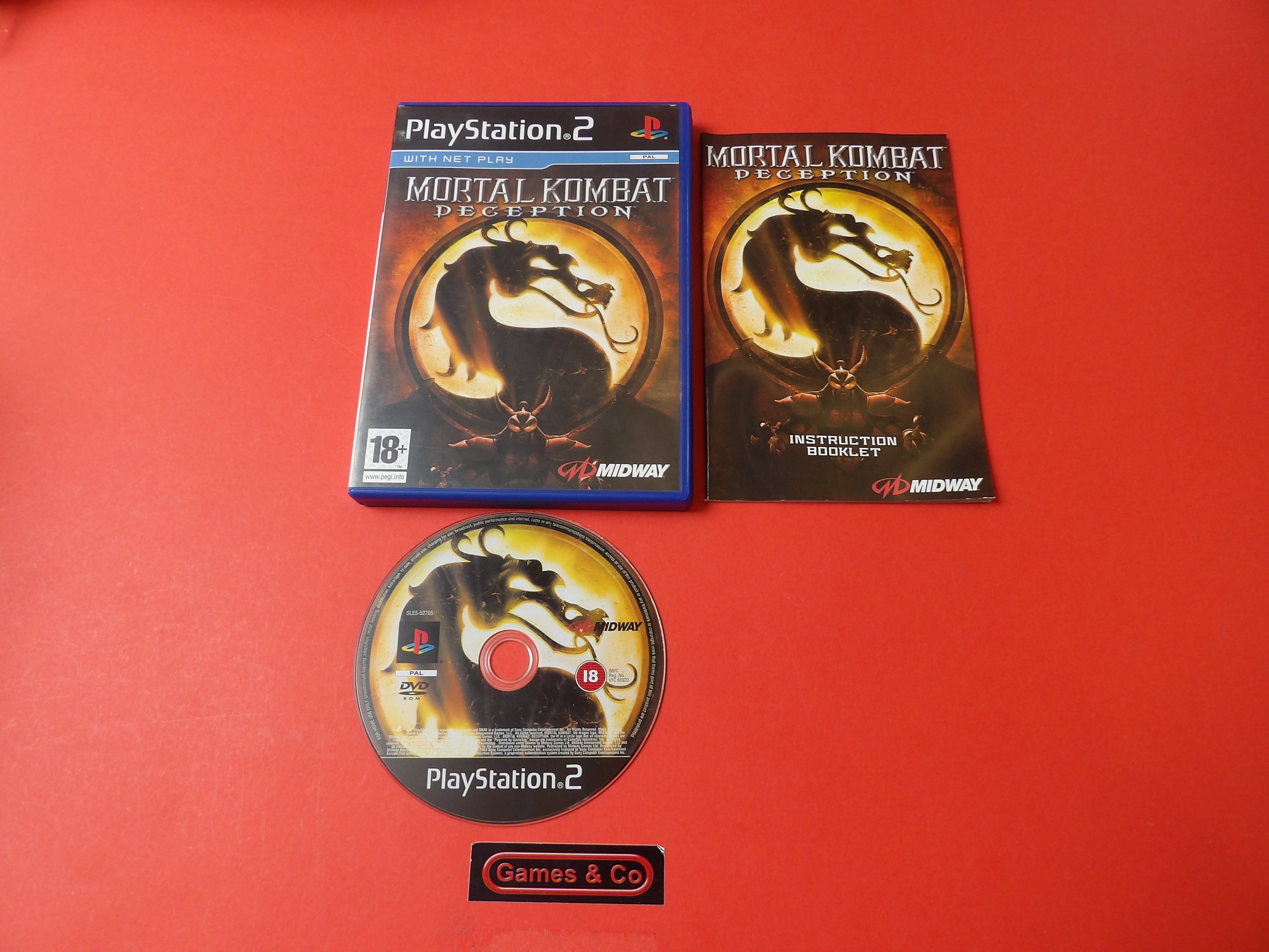 MORTAL KOMBAT DECEPTION - PS2