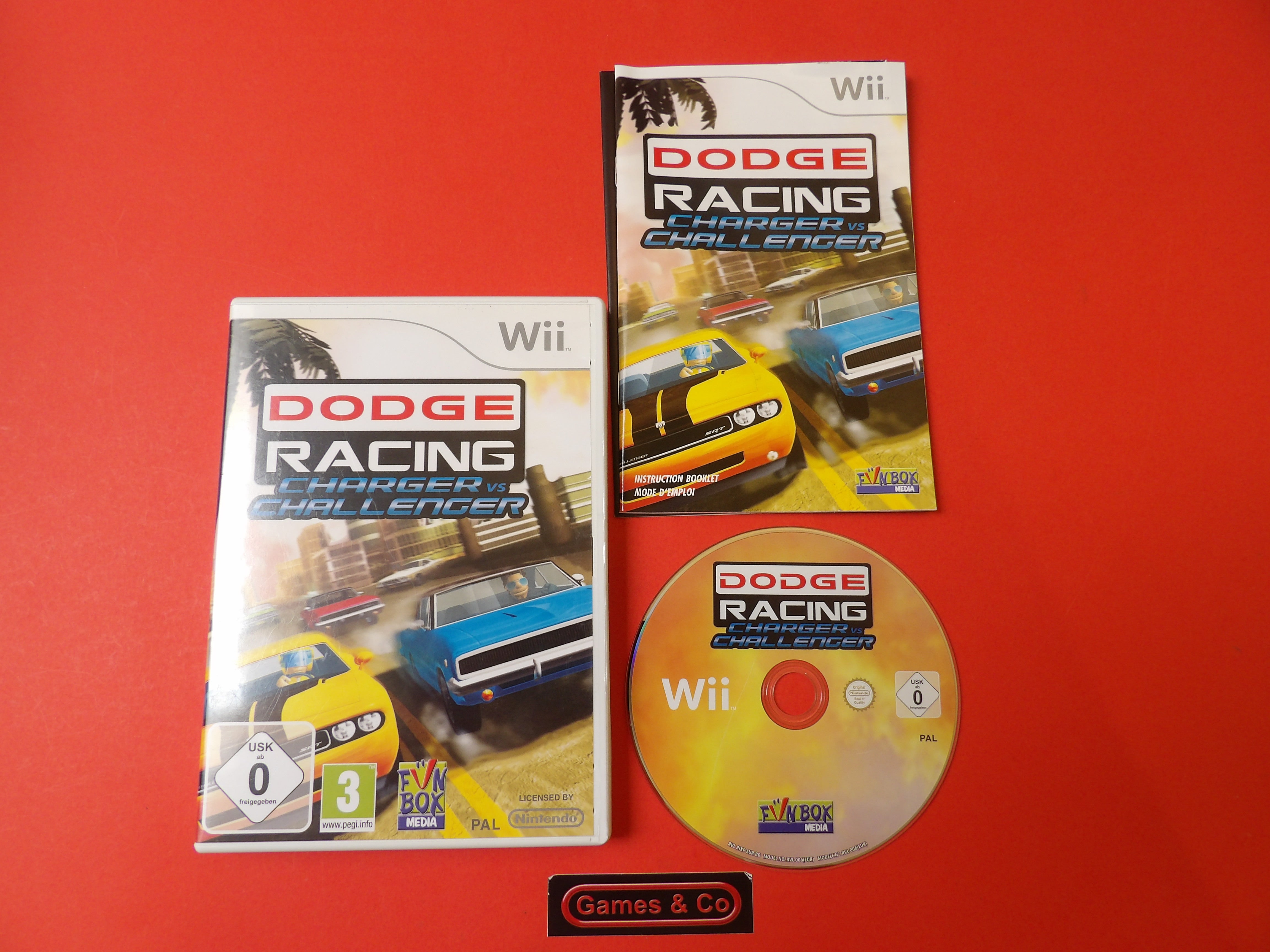 DODGE RACING: CHARGER VS CHALLENGER - WII