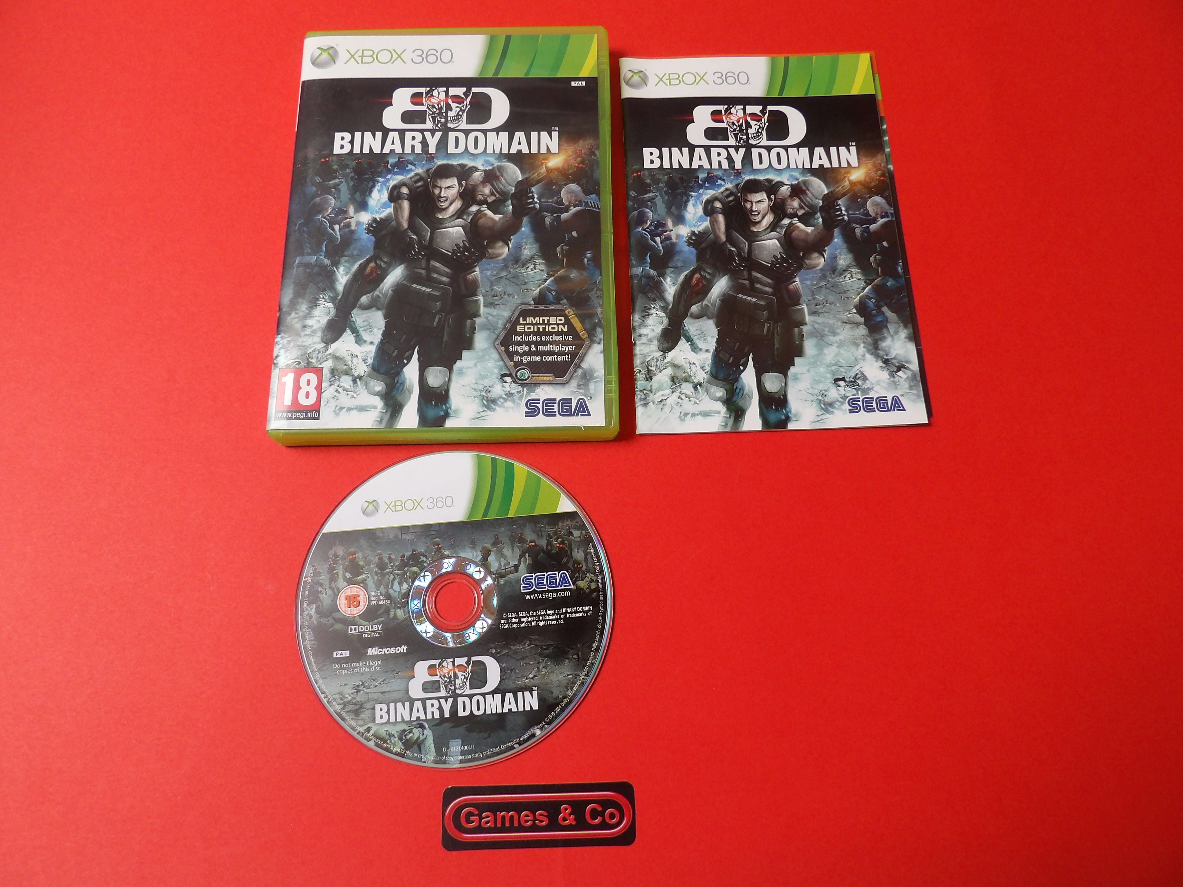 BINARY DOMAIN - XBOX360