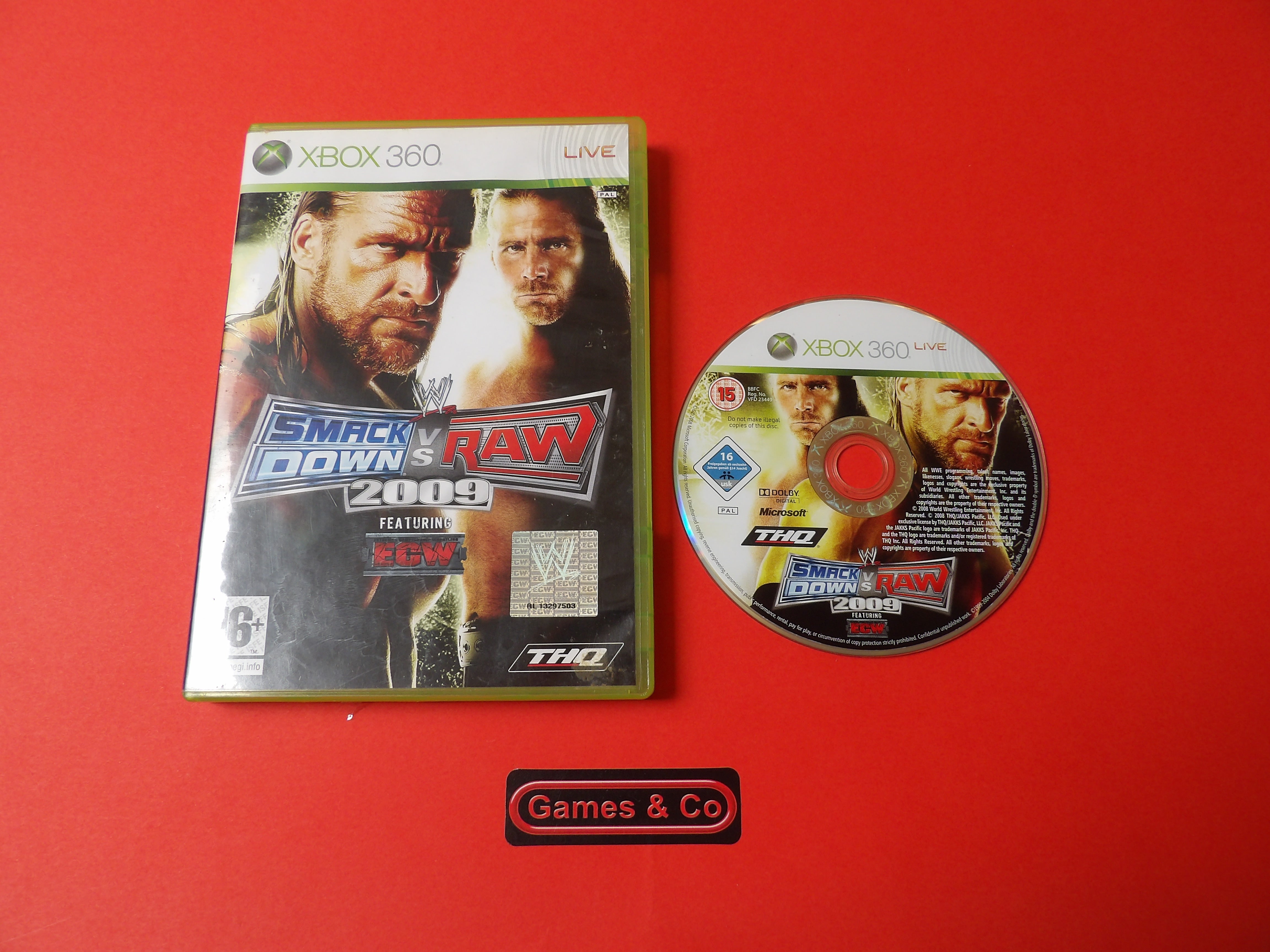 SMACKDOWN VS RAW 2009 - XBOX360