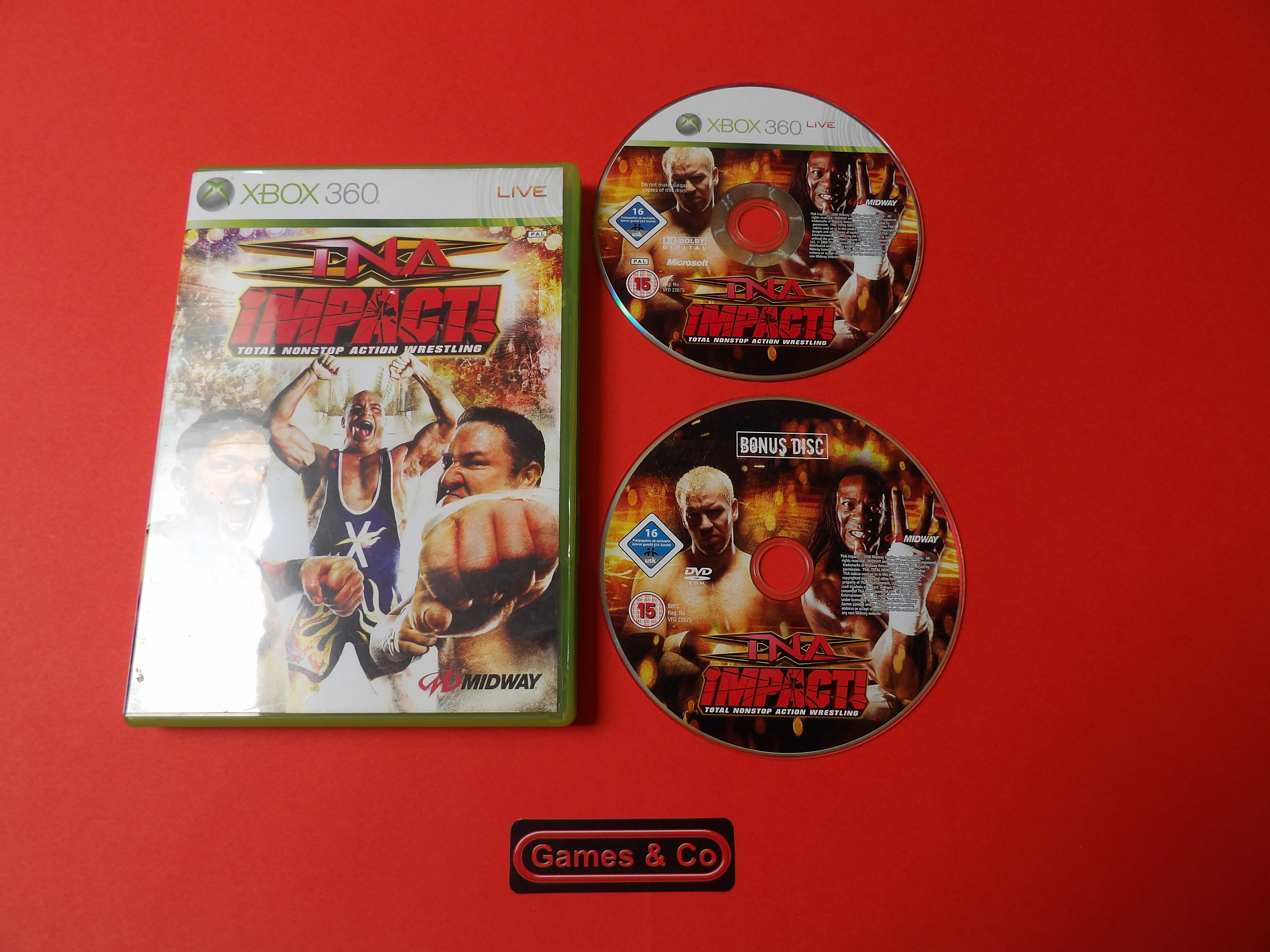 TNA IMPACT TOTAL NONSTOP ACTION WRESTLING - XBOX360