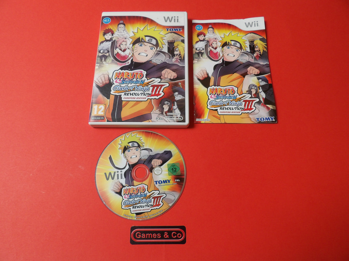 NARUTO CLASH OF NINJA REVOLUTION III - NINTENDO WII