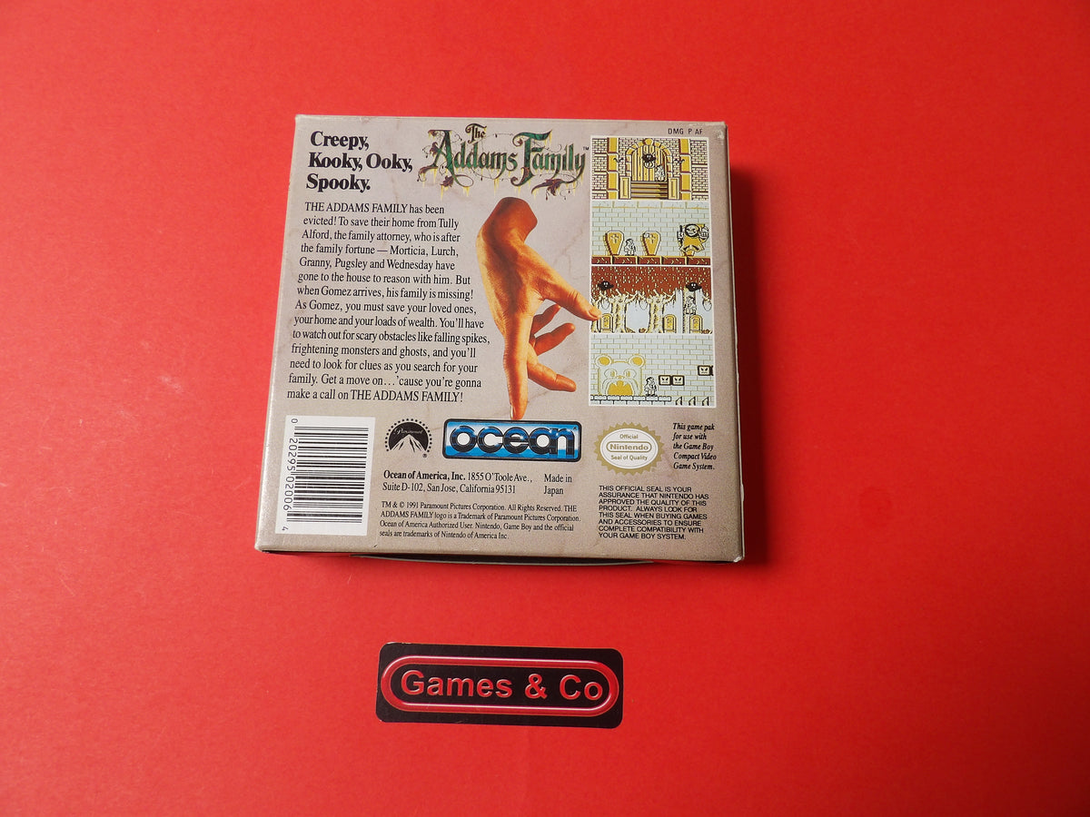 THE ADAMS FAMILY - GAME BOY