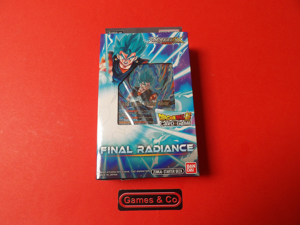 DRAGONBALL CARD GAME FINAL RADIANCE STARTER DECK SEALED