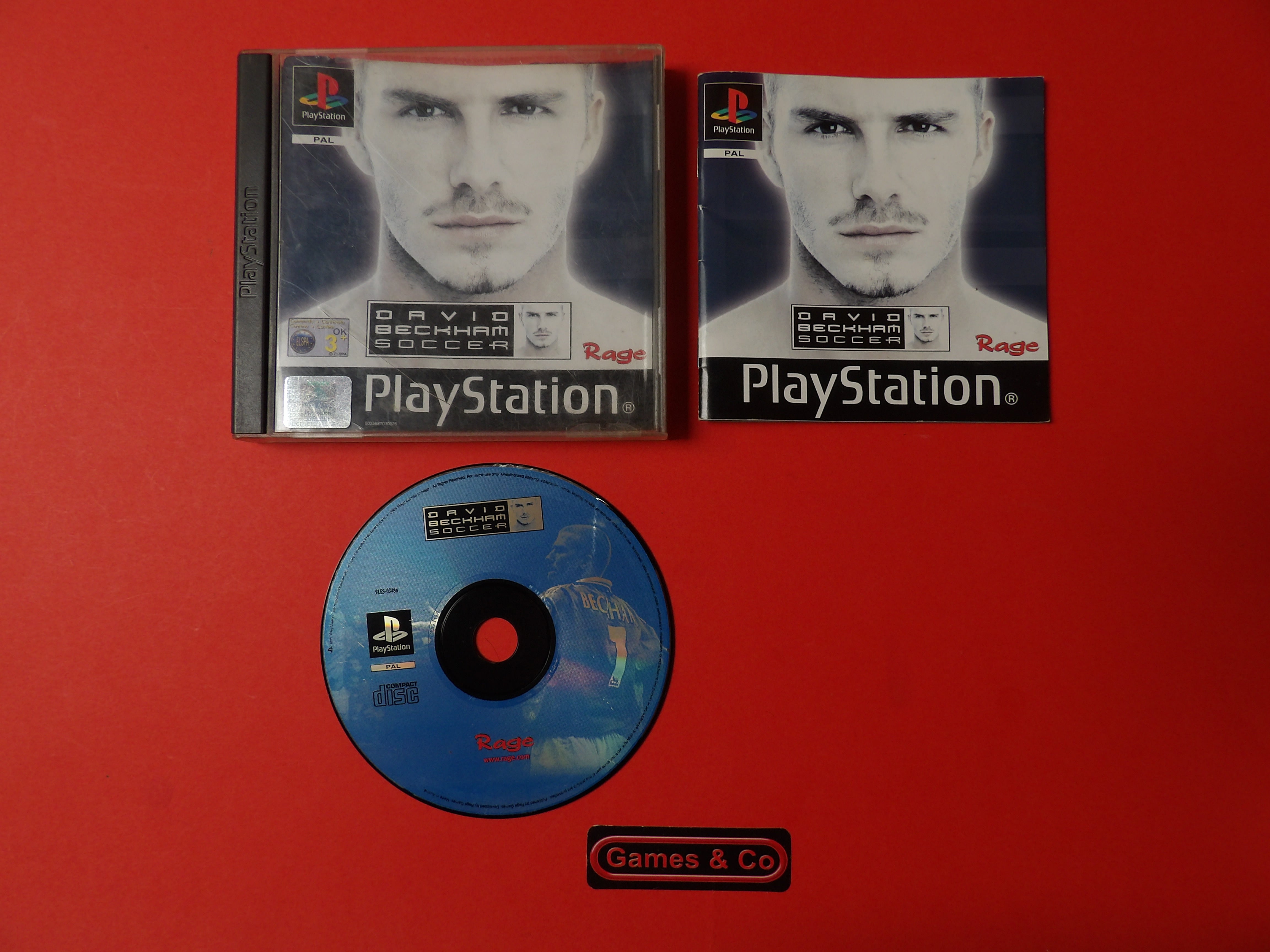 DAVID BECKHAM SOCCER - PS1