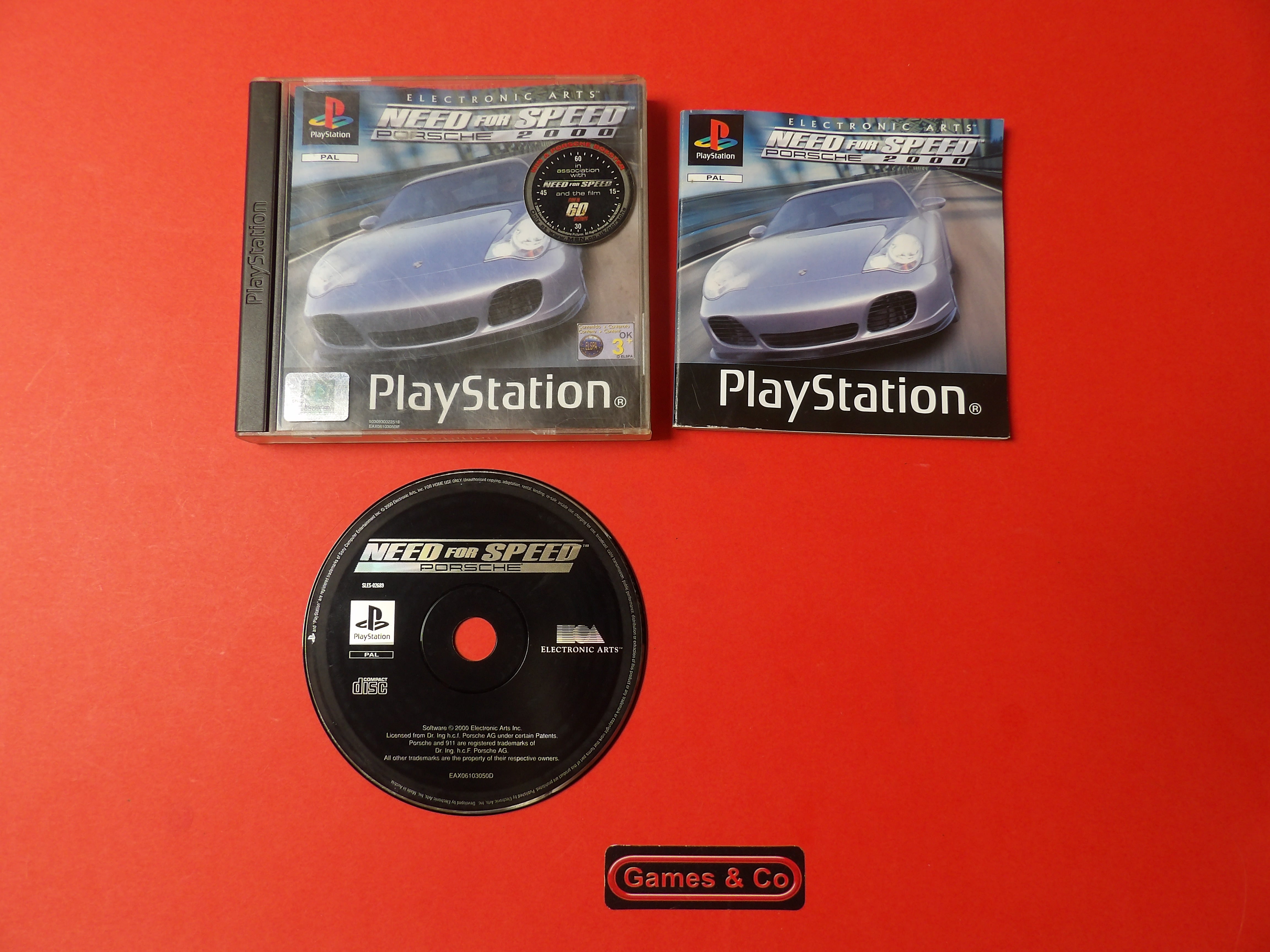 NEED FOR SPEED PORSCHE 2000 - PS1