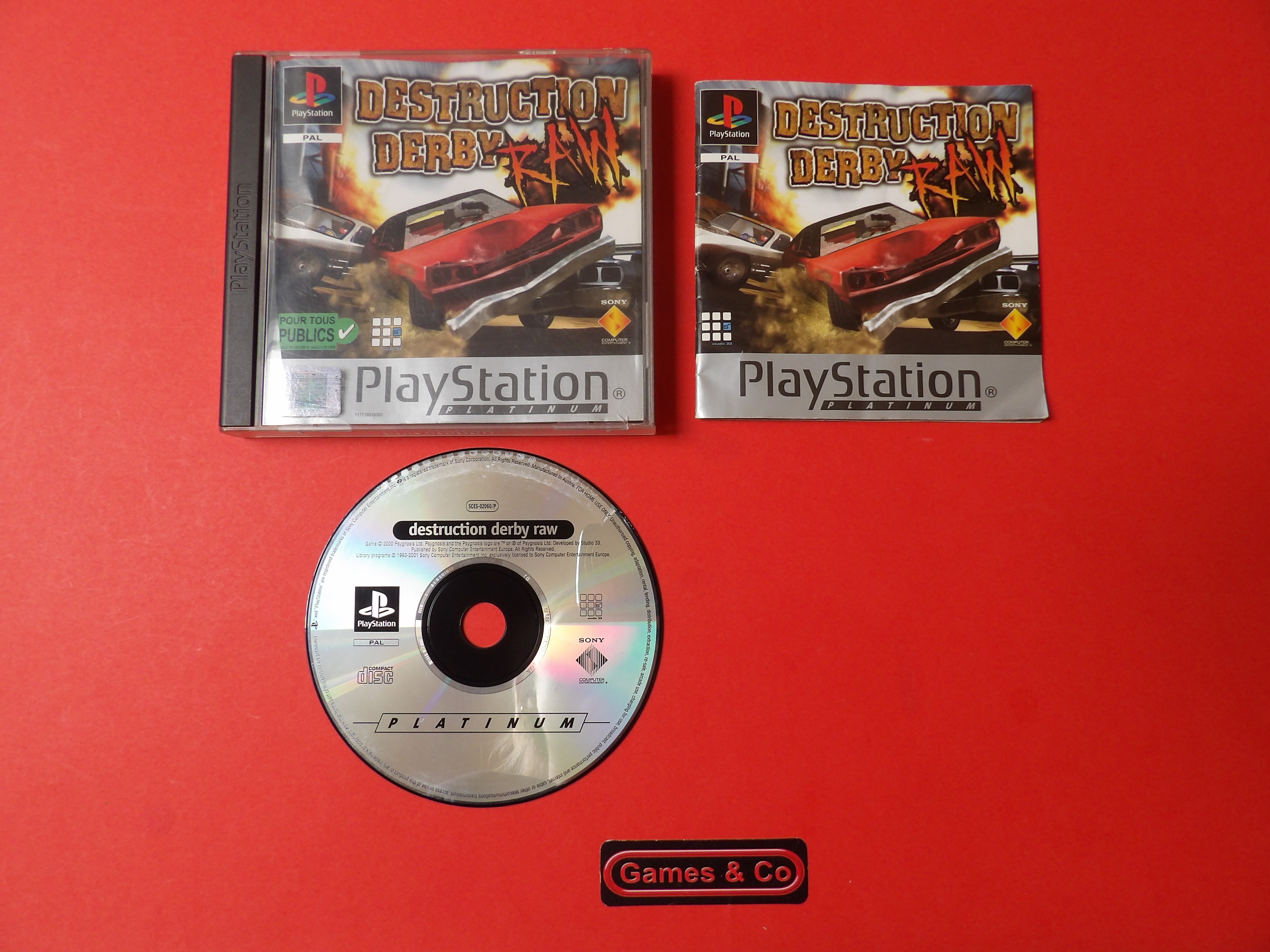 DESTRUCTION DERBY RAW - PS1