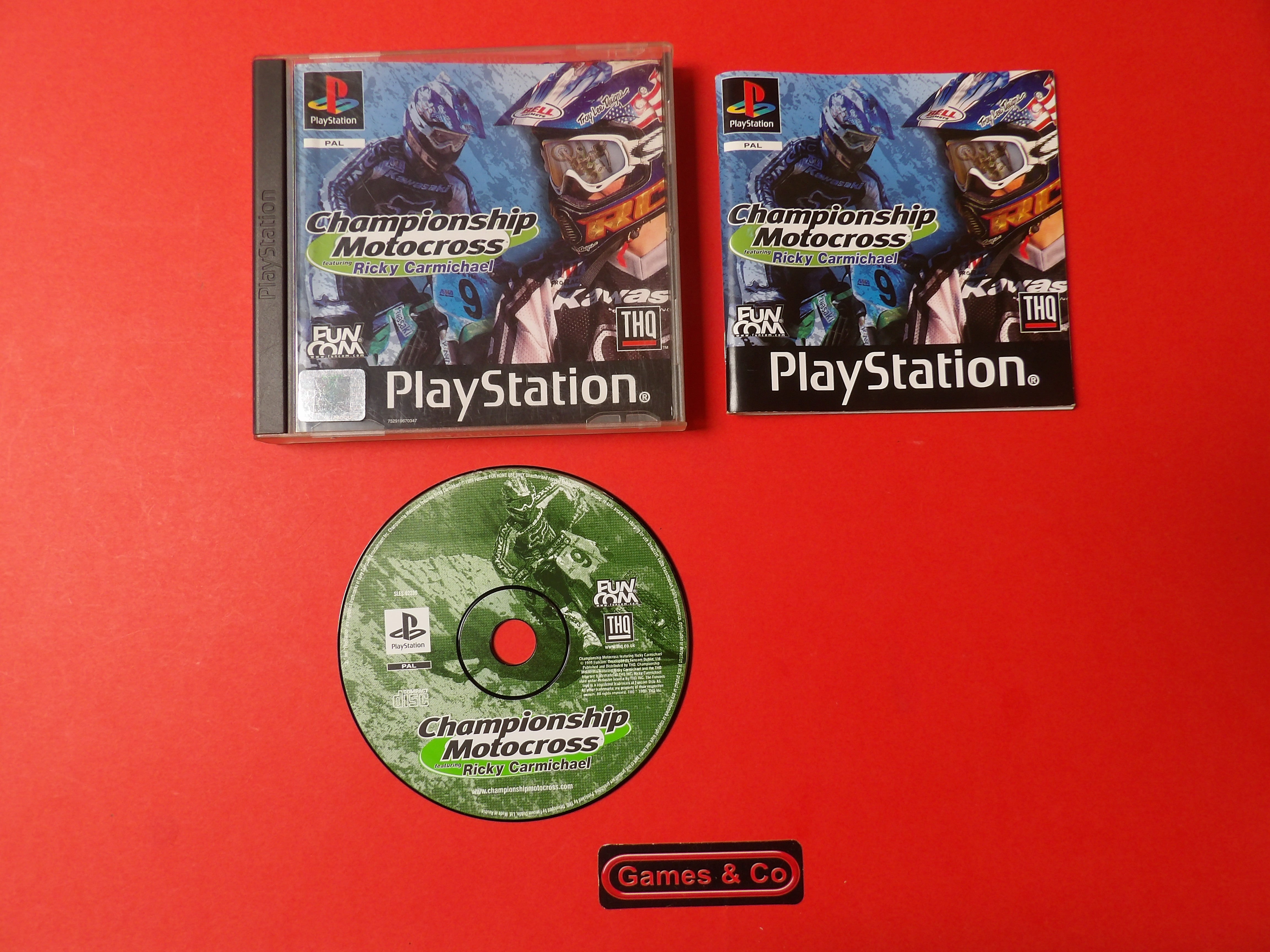 CHAMPIONSHIP MOTOCROSS FEATURING RICKY CARMICHAEL - PS1