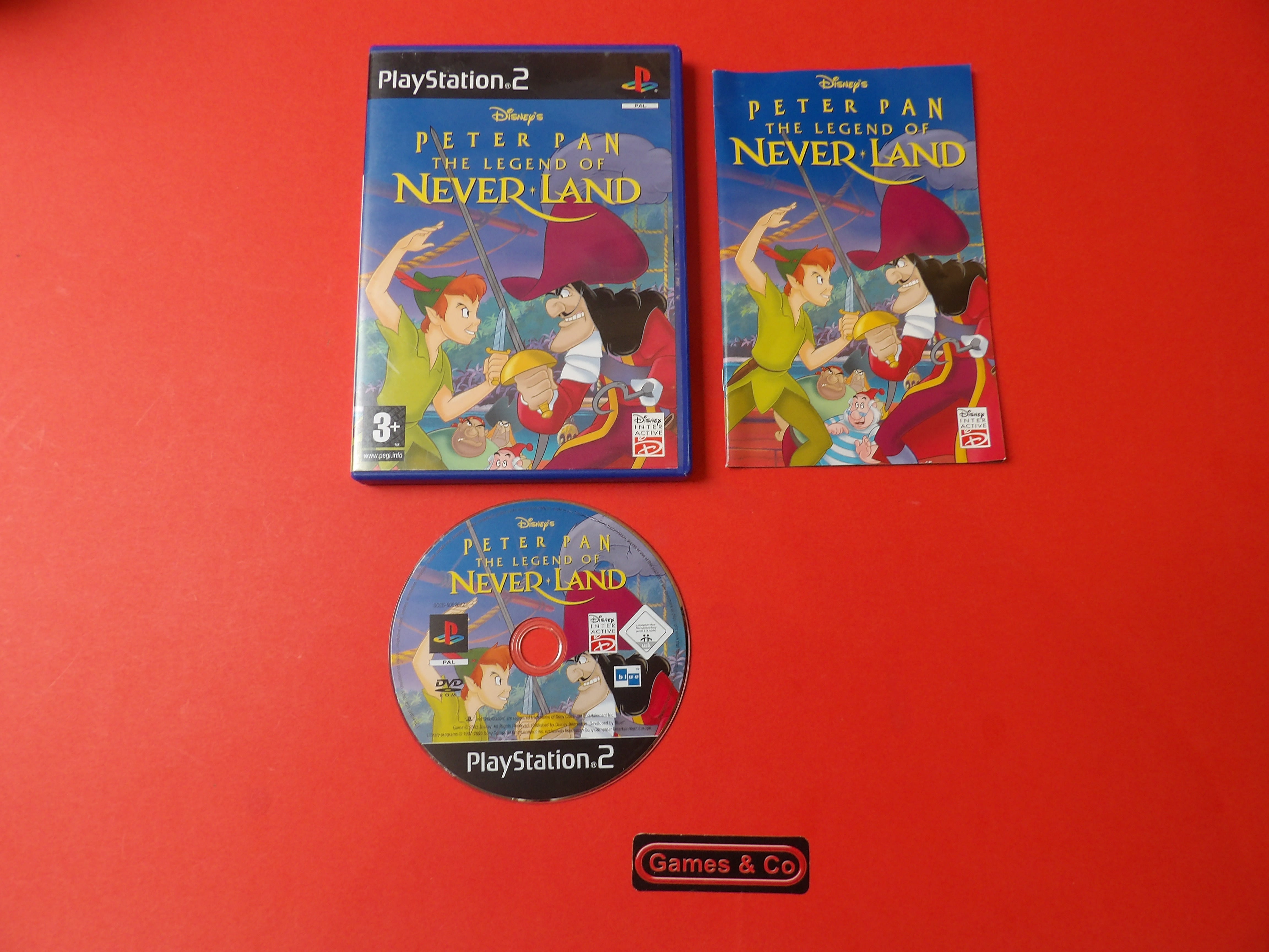 DISNEY'S PETER PAN - THE LEGEND OF NEVER LAND - PS 2
