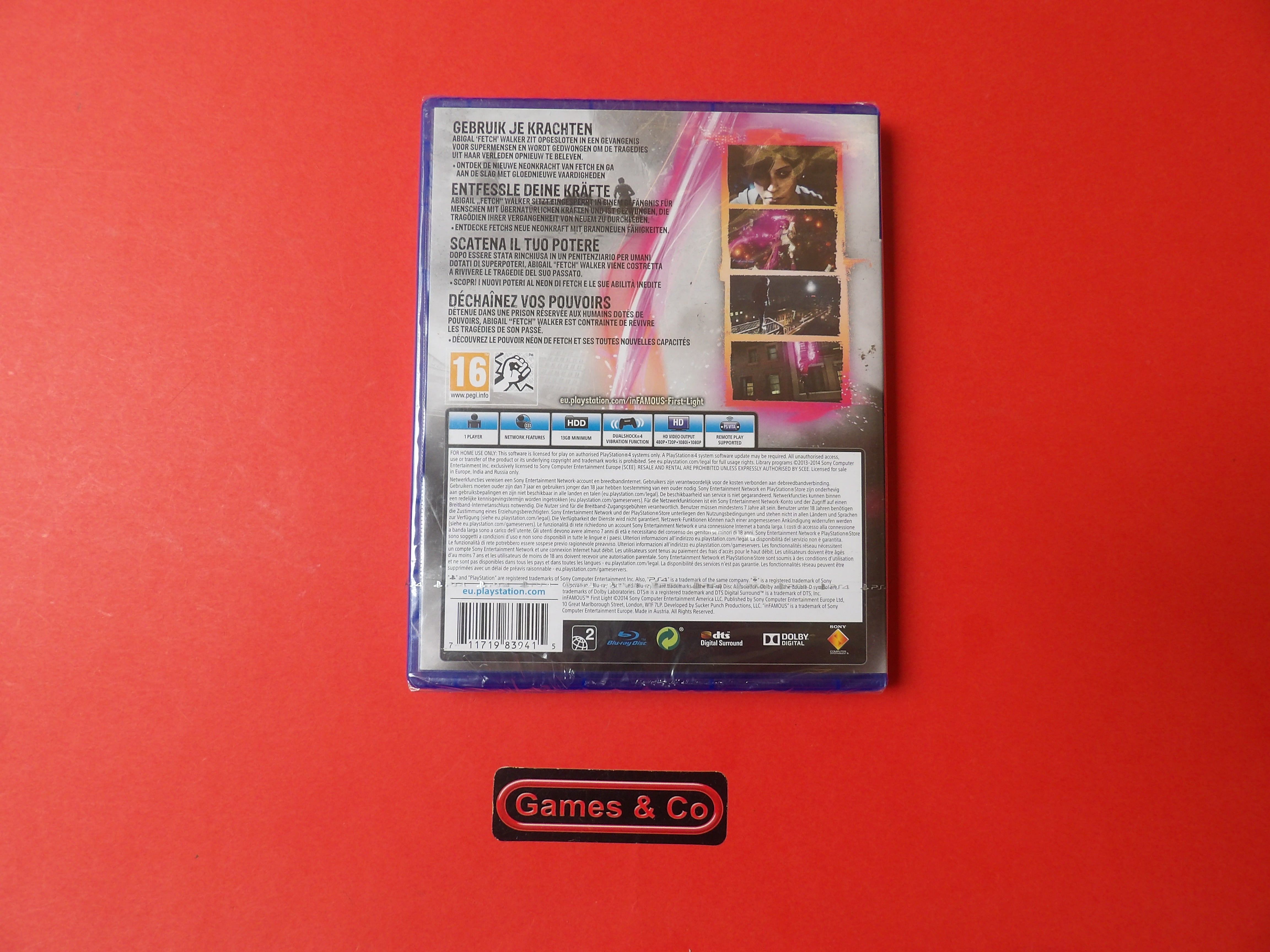 INFAMOUS FIRST LIGHT - PS4