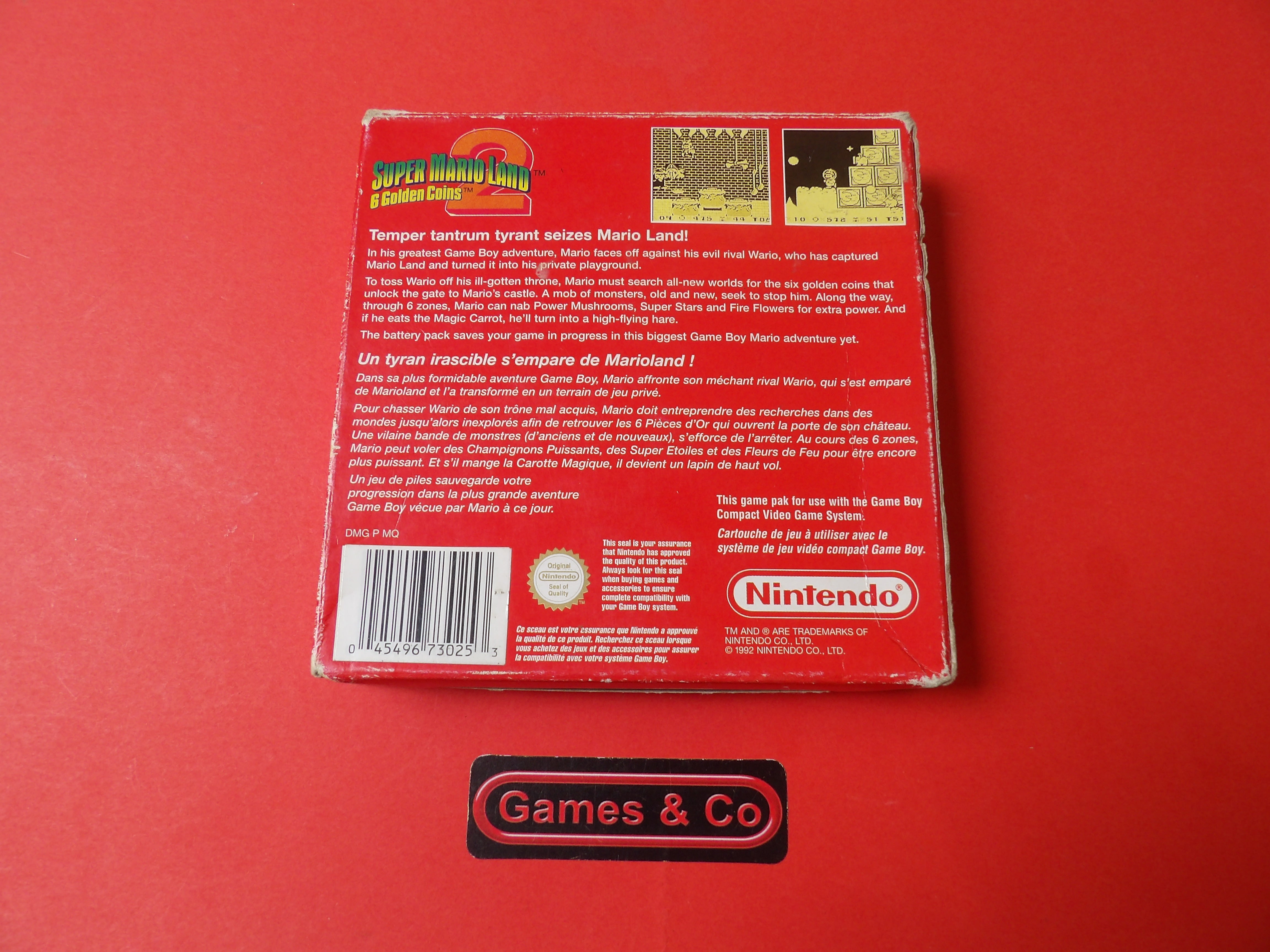 SUPER MARIO LAND 2 - GAME BOY
