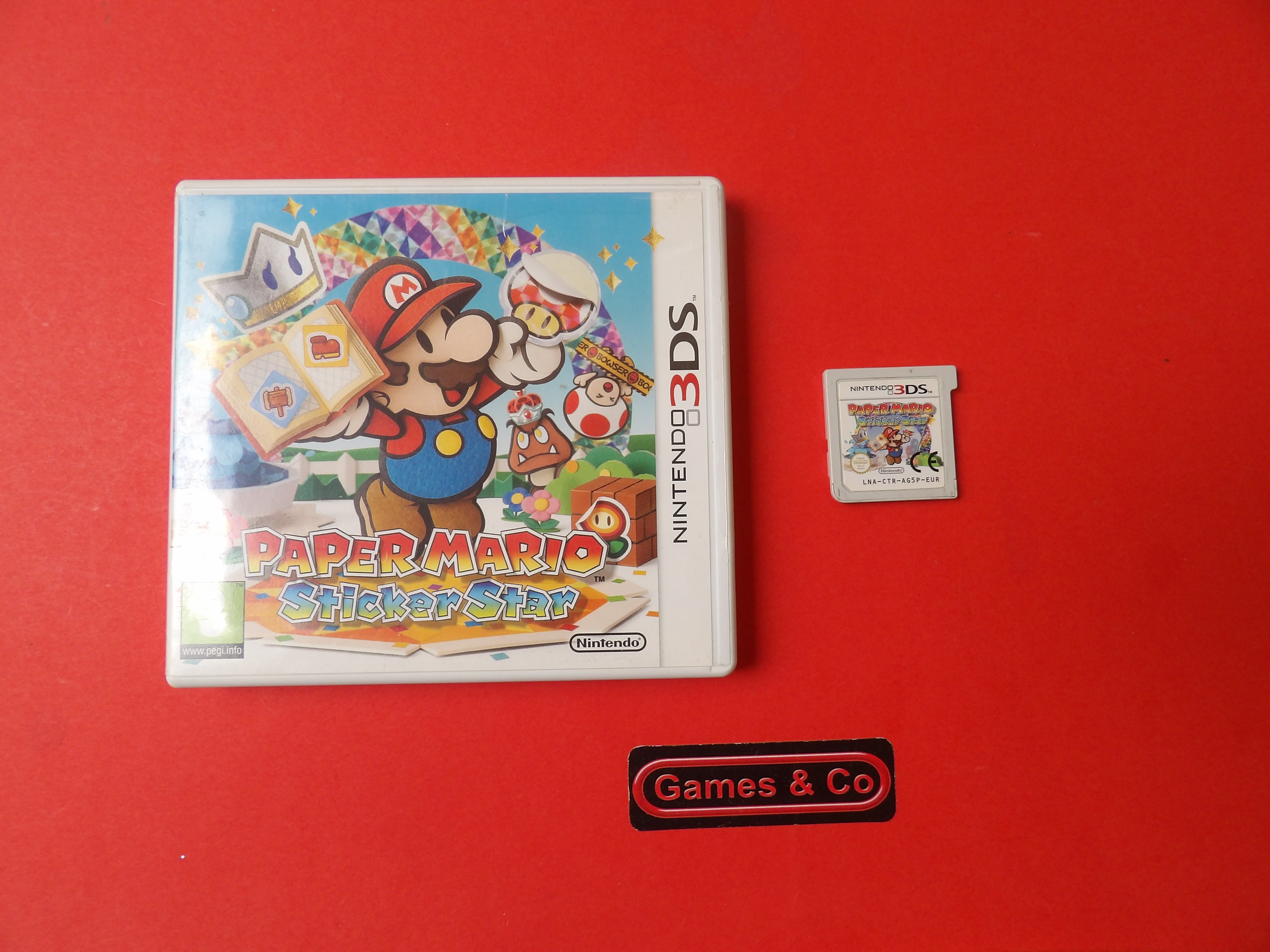 PAPER MARIO STICKER STAR - NINTENDO 3DS