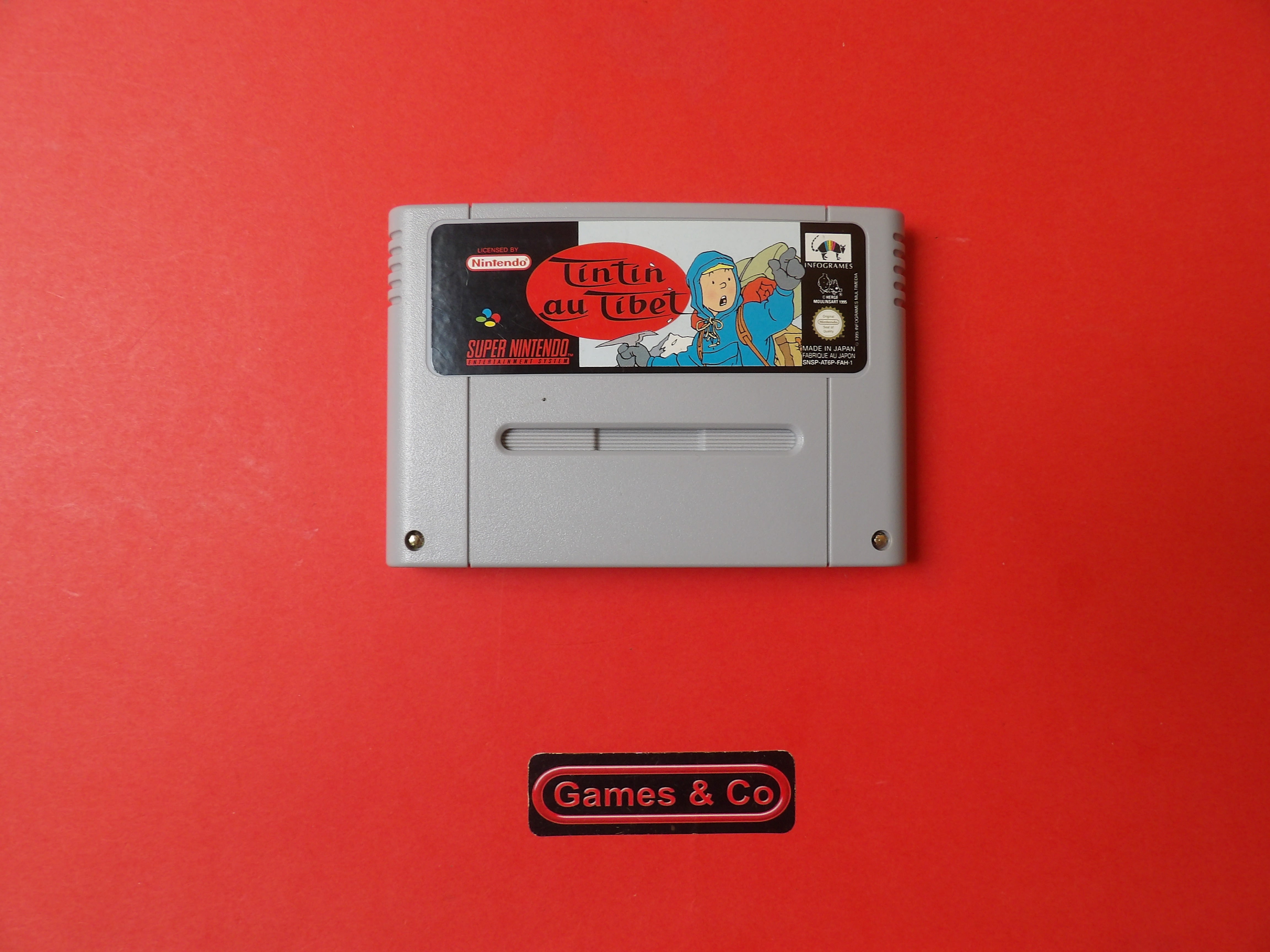 TINTIN AU TIBET - NINTENDO SNES