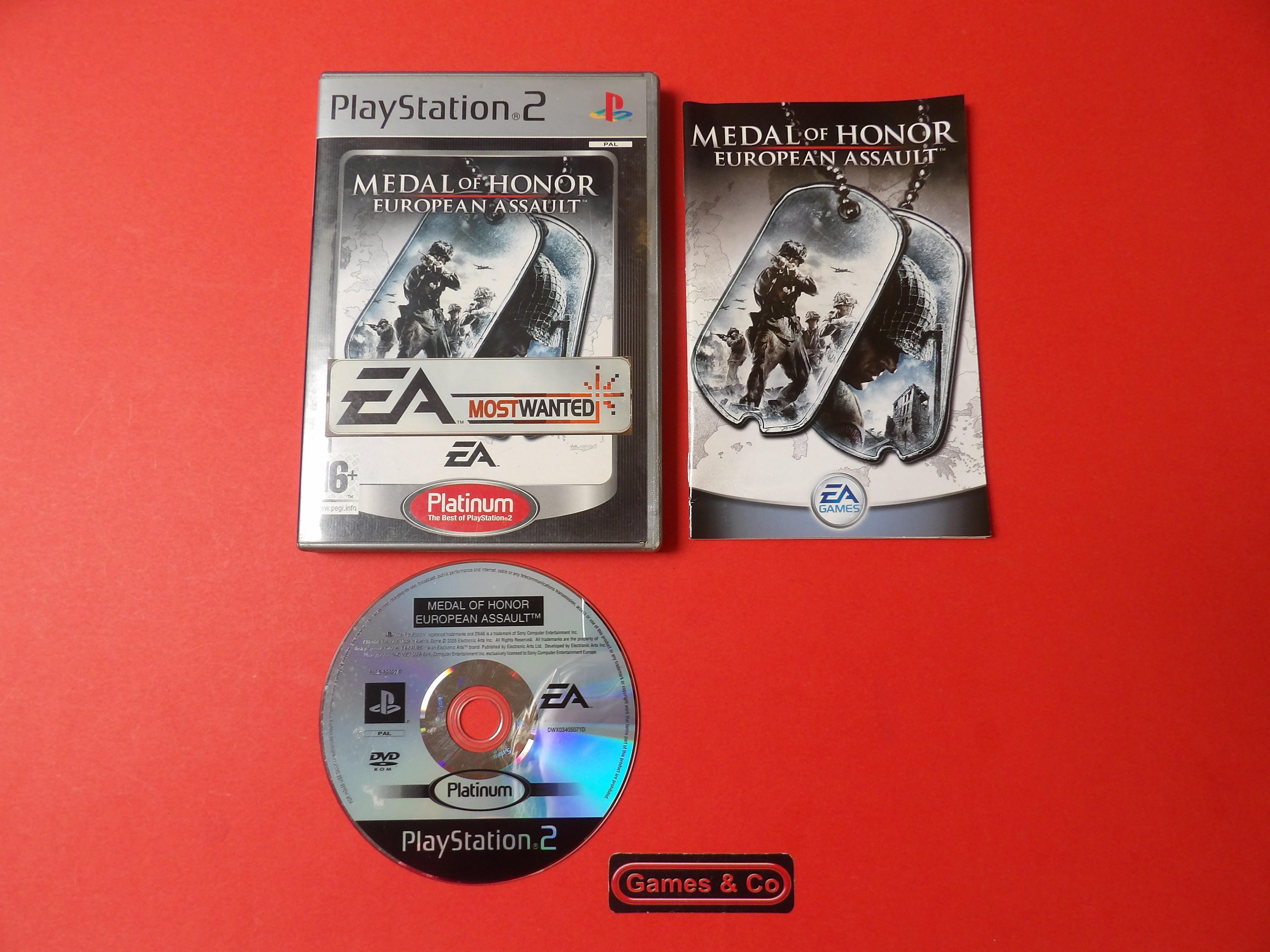 MEDAL OF HONOR EUROPEAN ASSAULT - PS 2