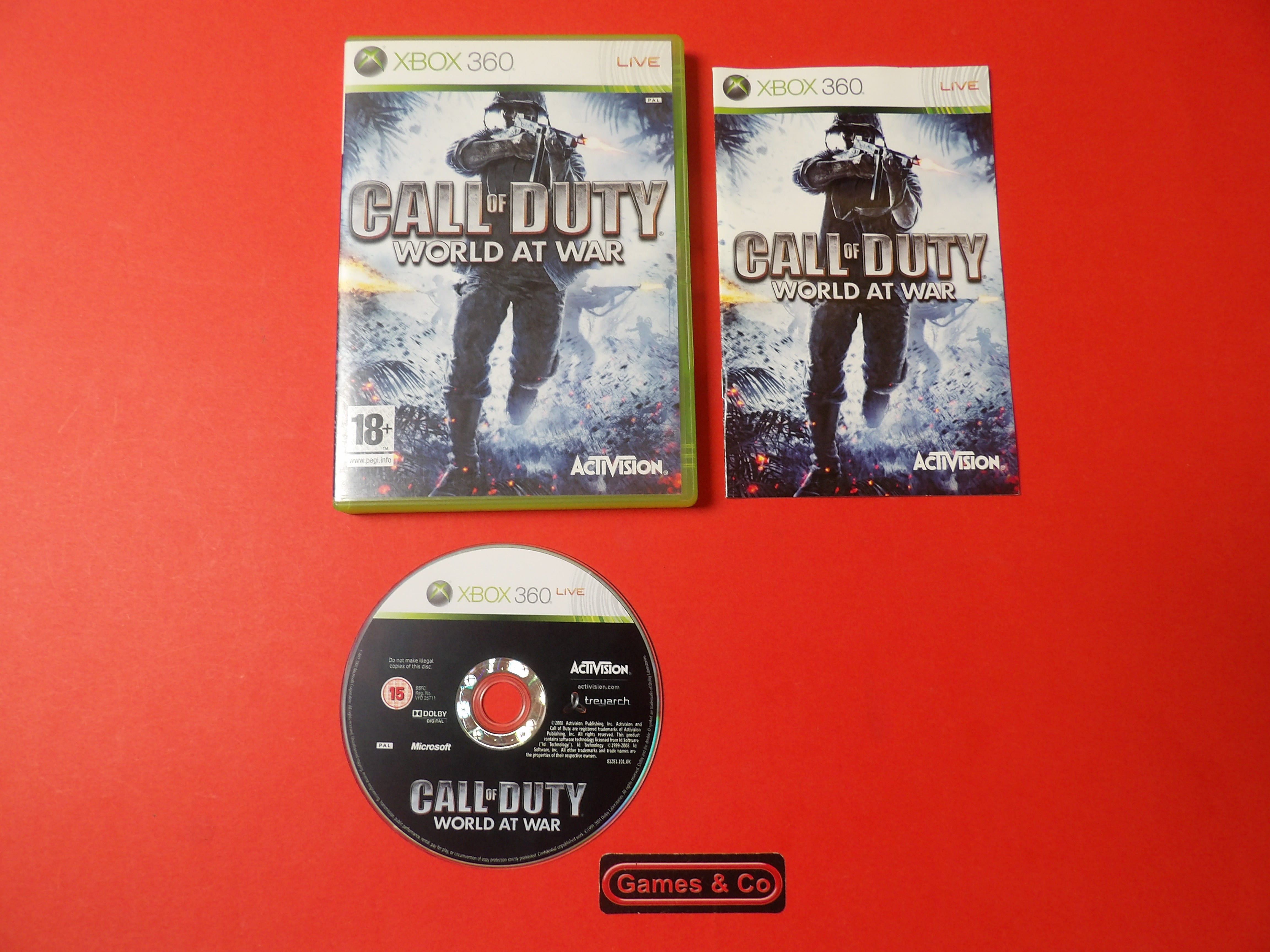 CALL OF DUTY WORLD AT WAR - XBOX 360