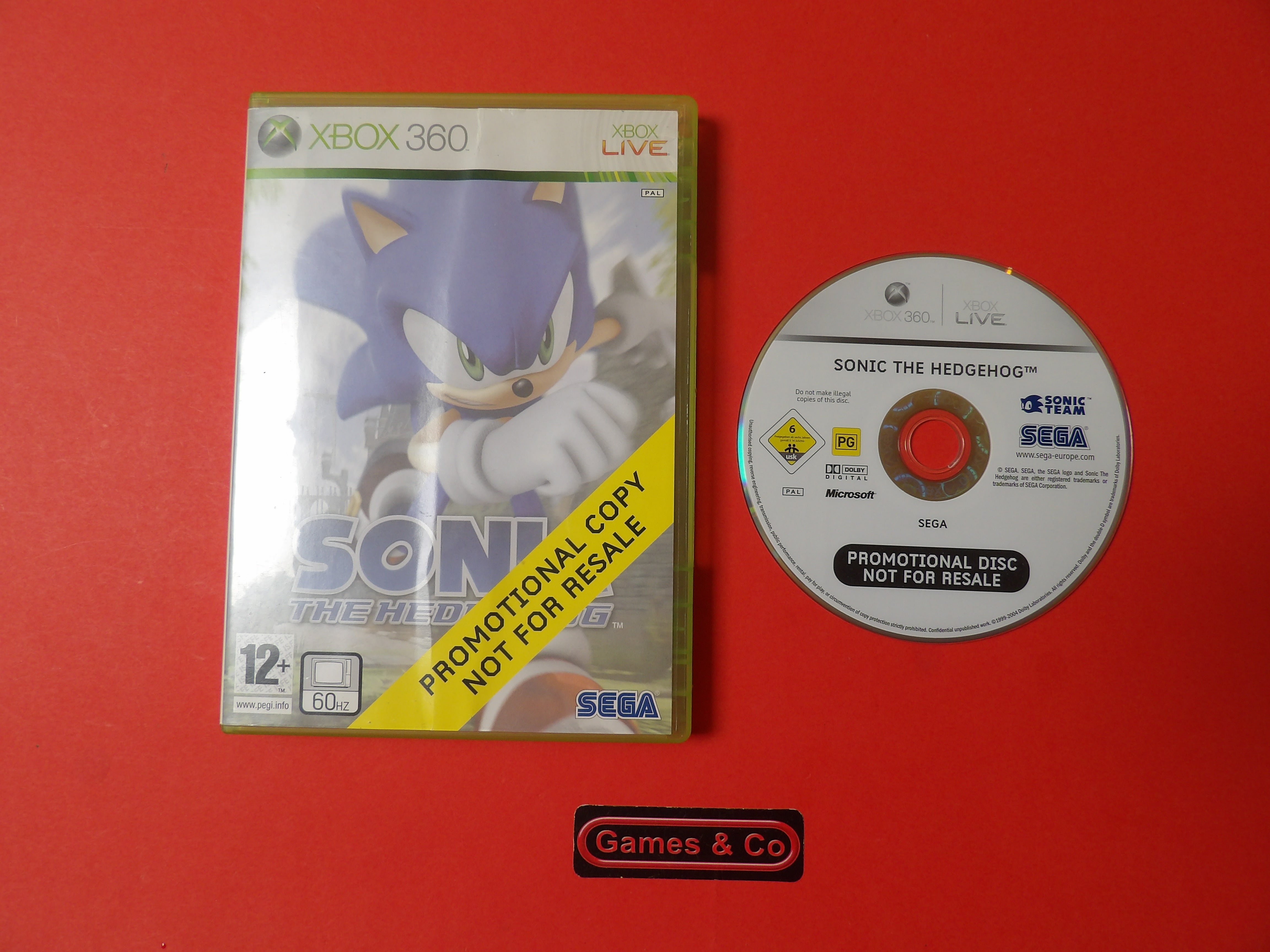 SONIC THE HEDGEHOG - XBOX 360