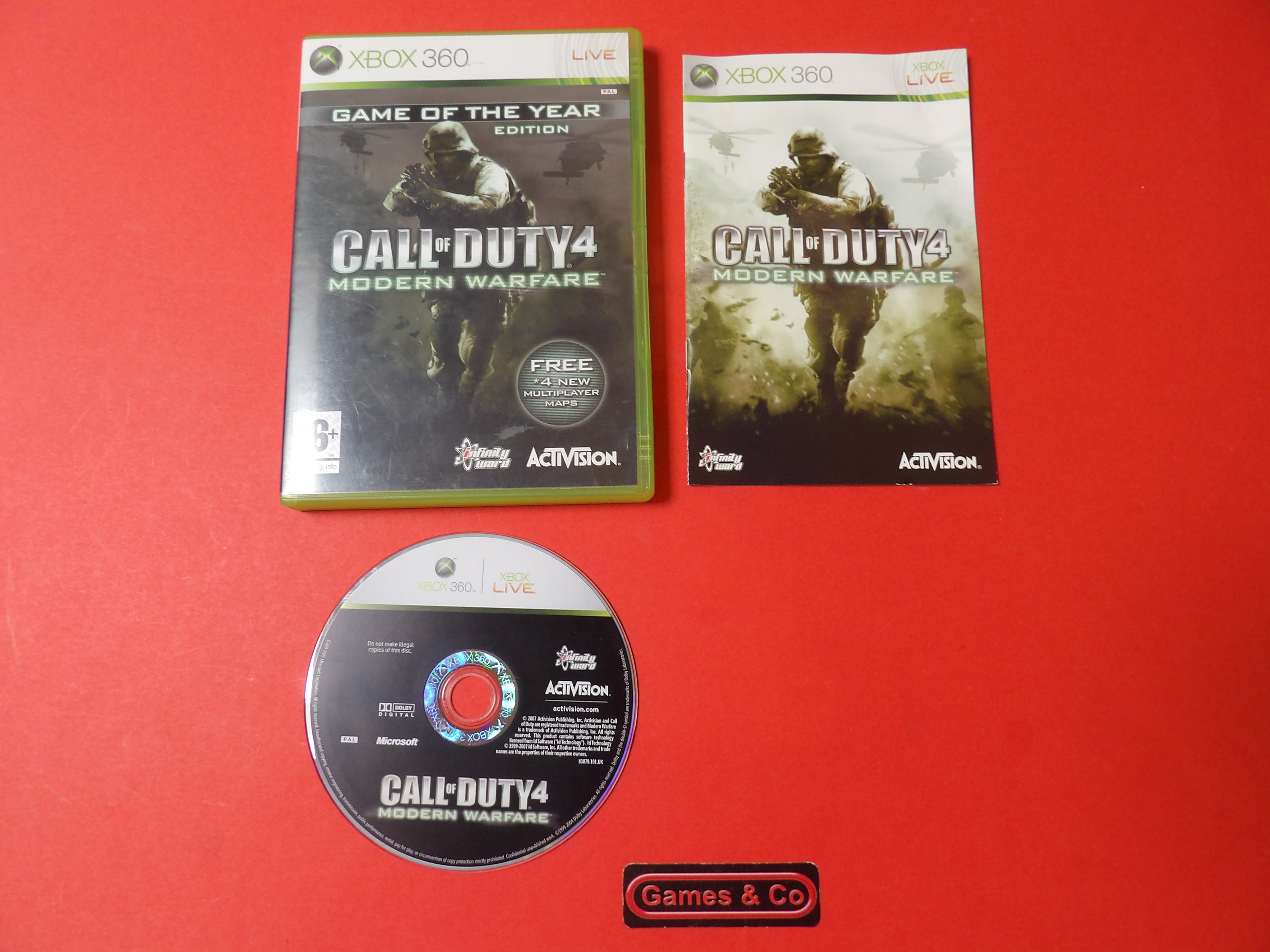 CALL OF DUTY 4 MODERN WARFARE - XBOX 360