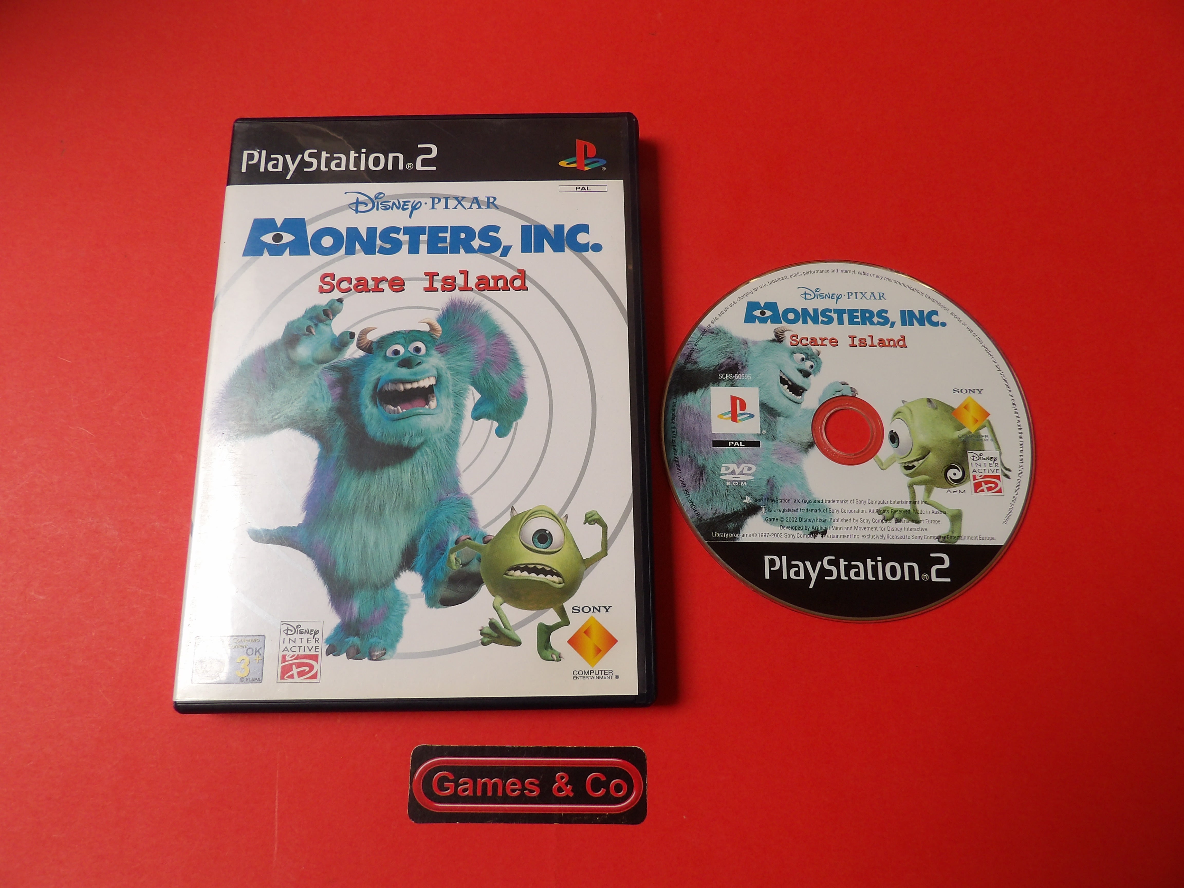DISNEY/PIXAR MONSTERS, INC. SCARE ISLAND - PS 2