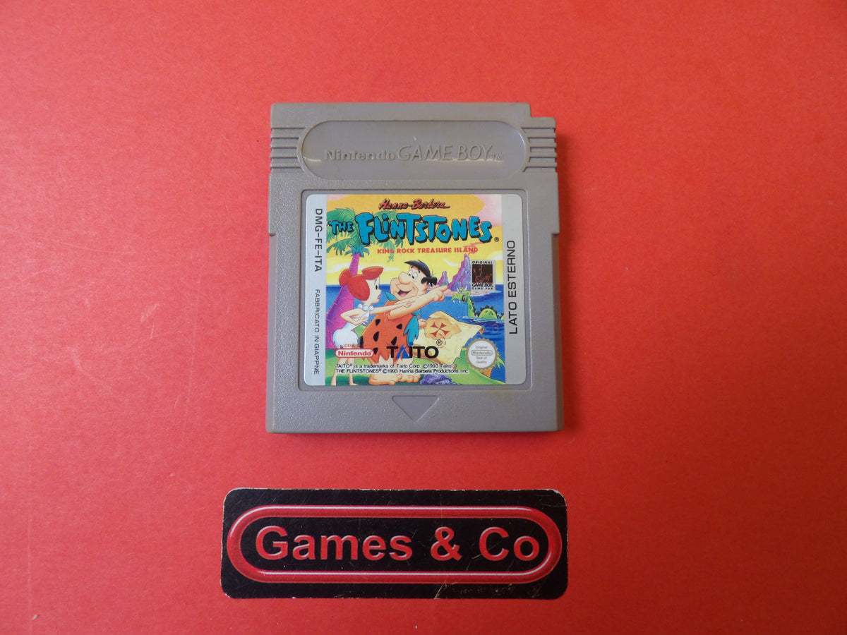 HANNA BARBERA THE FLINTSTONES KING ROCK TREASURE ISLAND - NINTENDO GAMEBOY